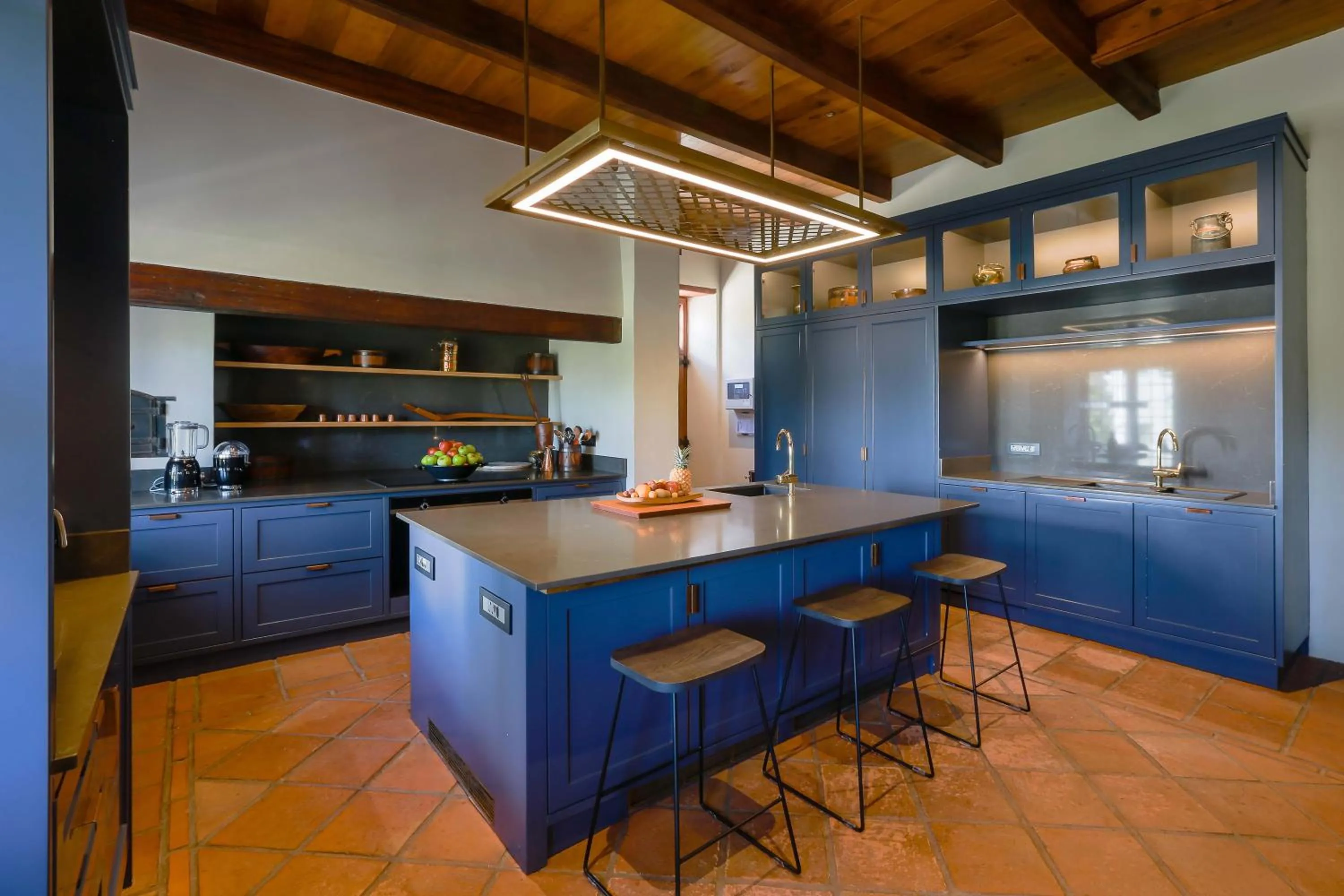 Kitchen or kitchenette in The Hazendal Hotel and Spa