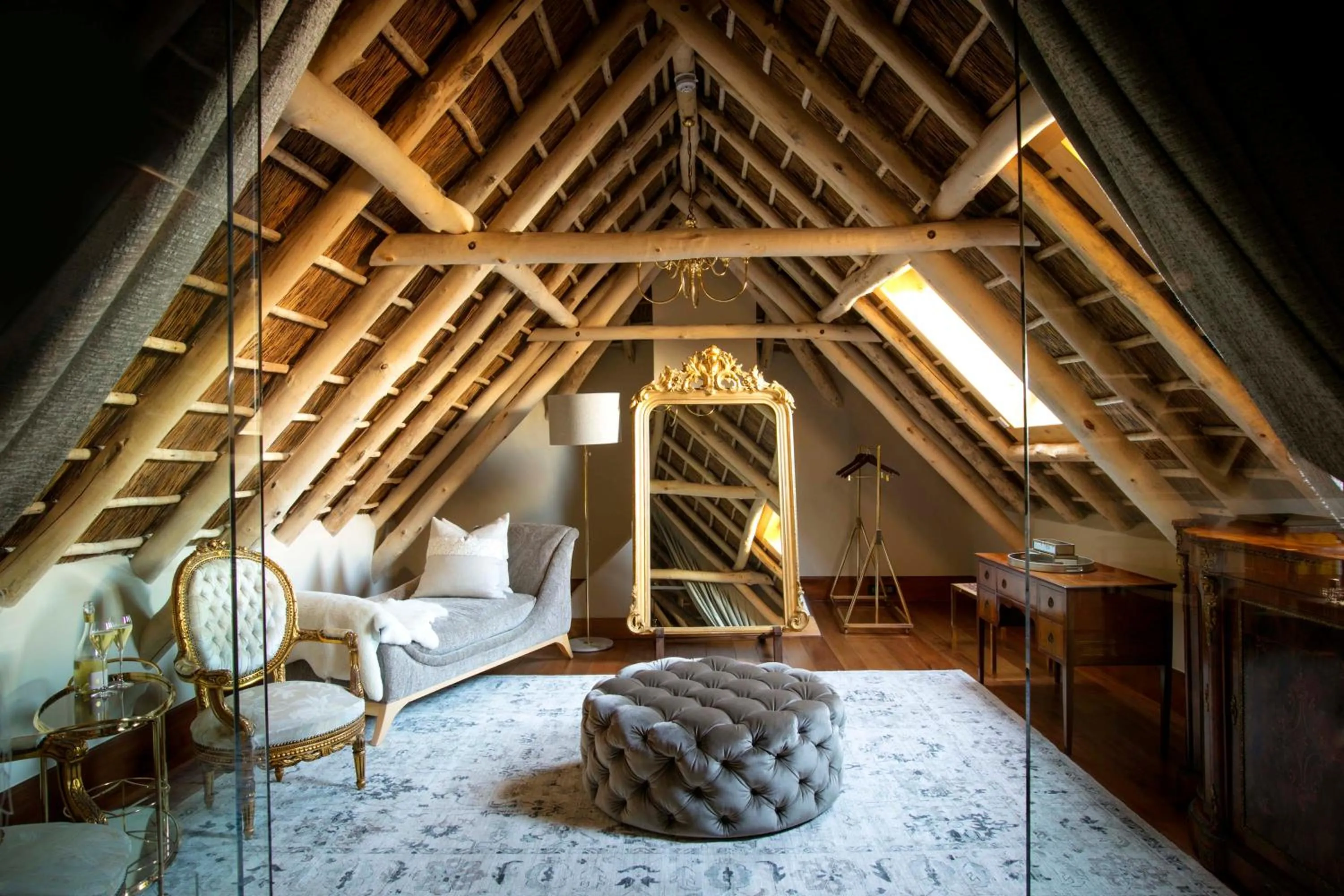 Seating area in The Hazendal Hotel and Spa