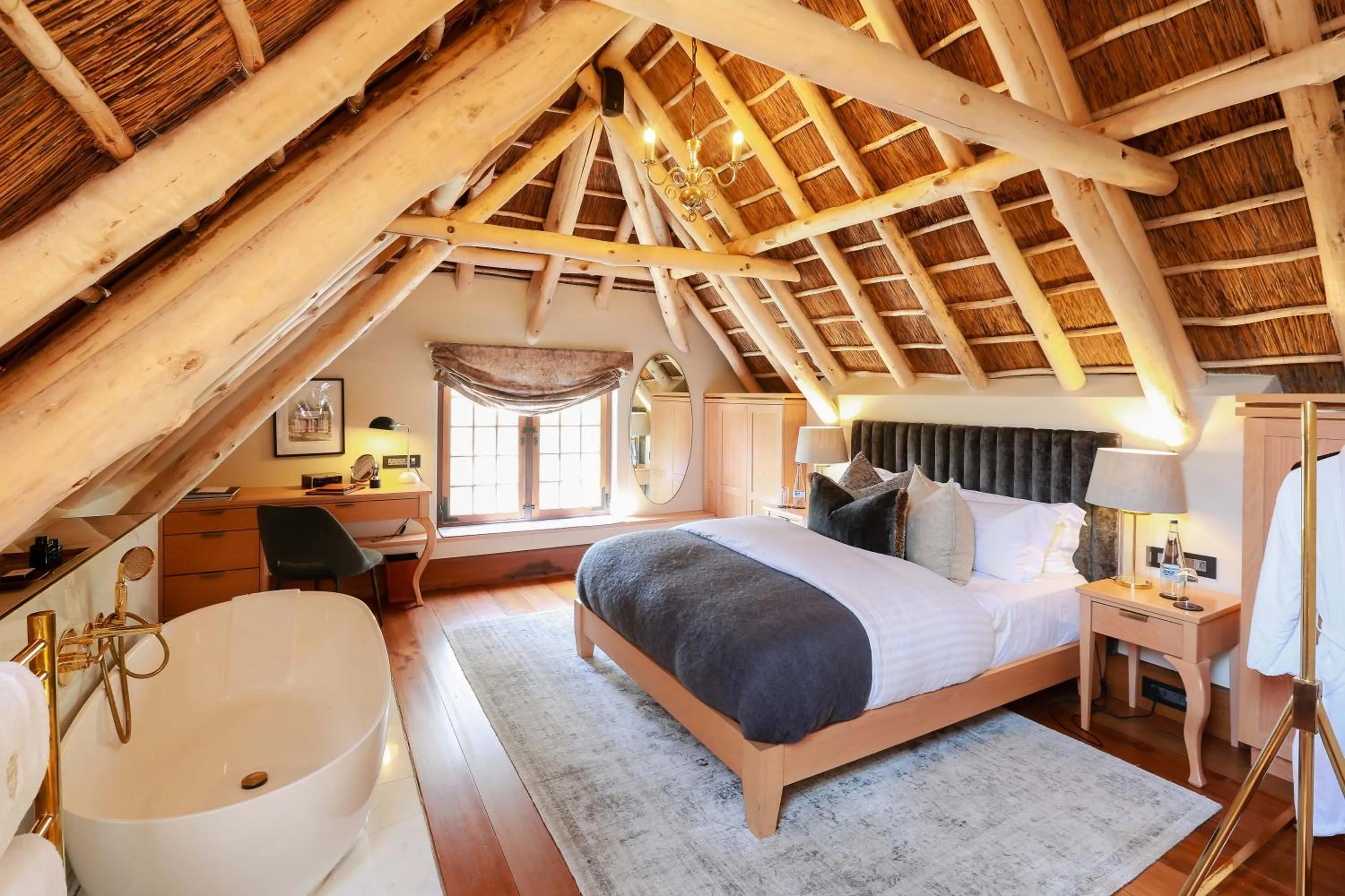 Bed in The Hazendal Hotel and Spa