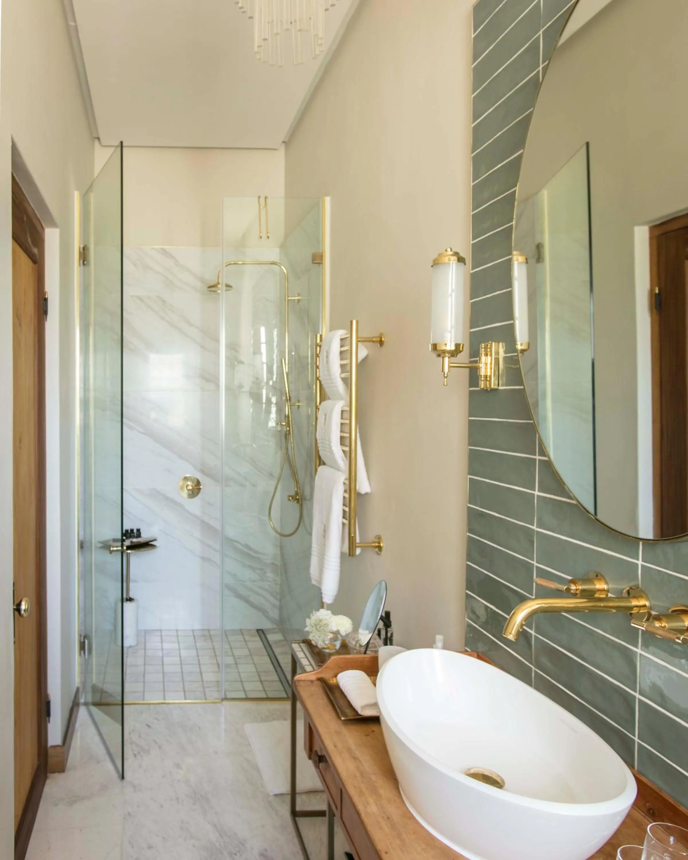 Shower in The Hazendal Hotel and Spa