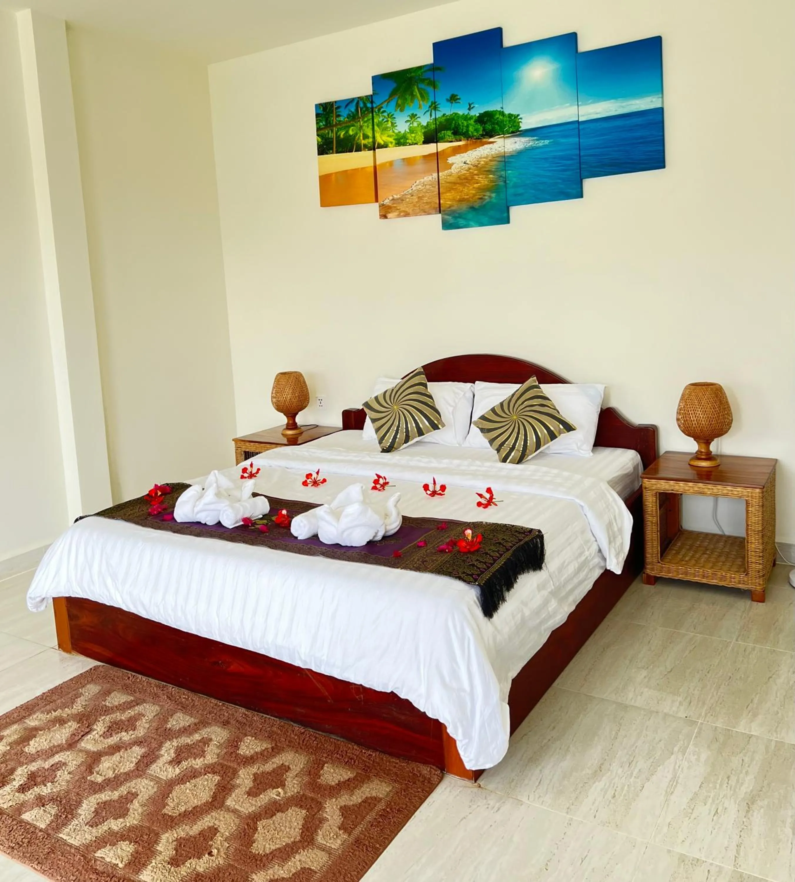Bed in ThmorDa Resort