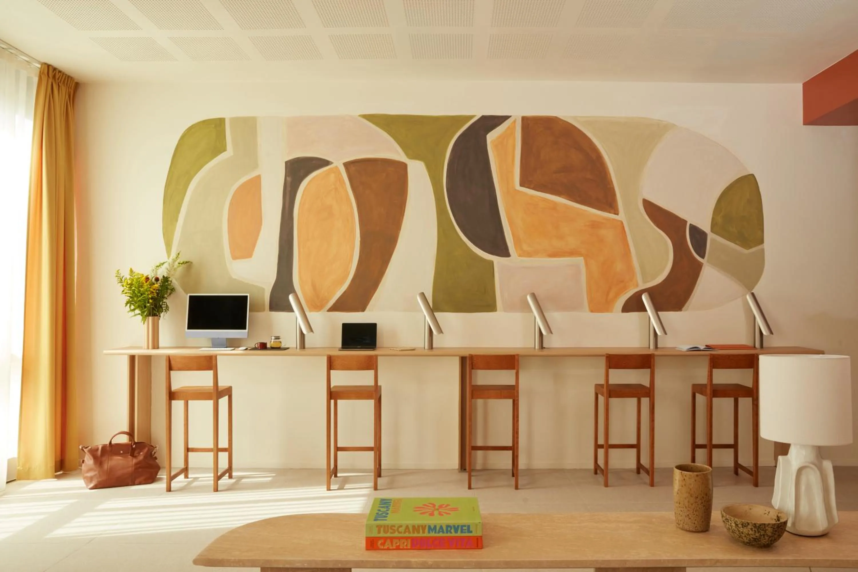 Seating area in OKKO Hotels Paris Rosa Parks