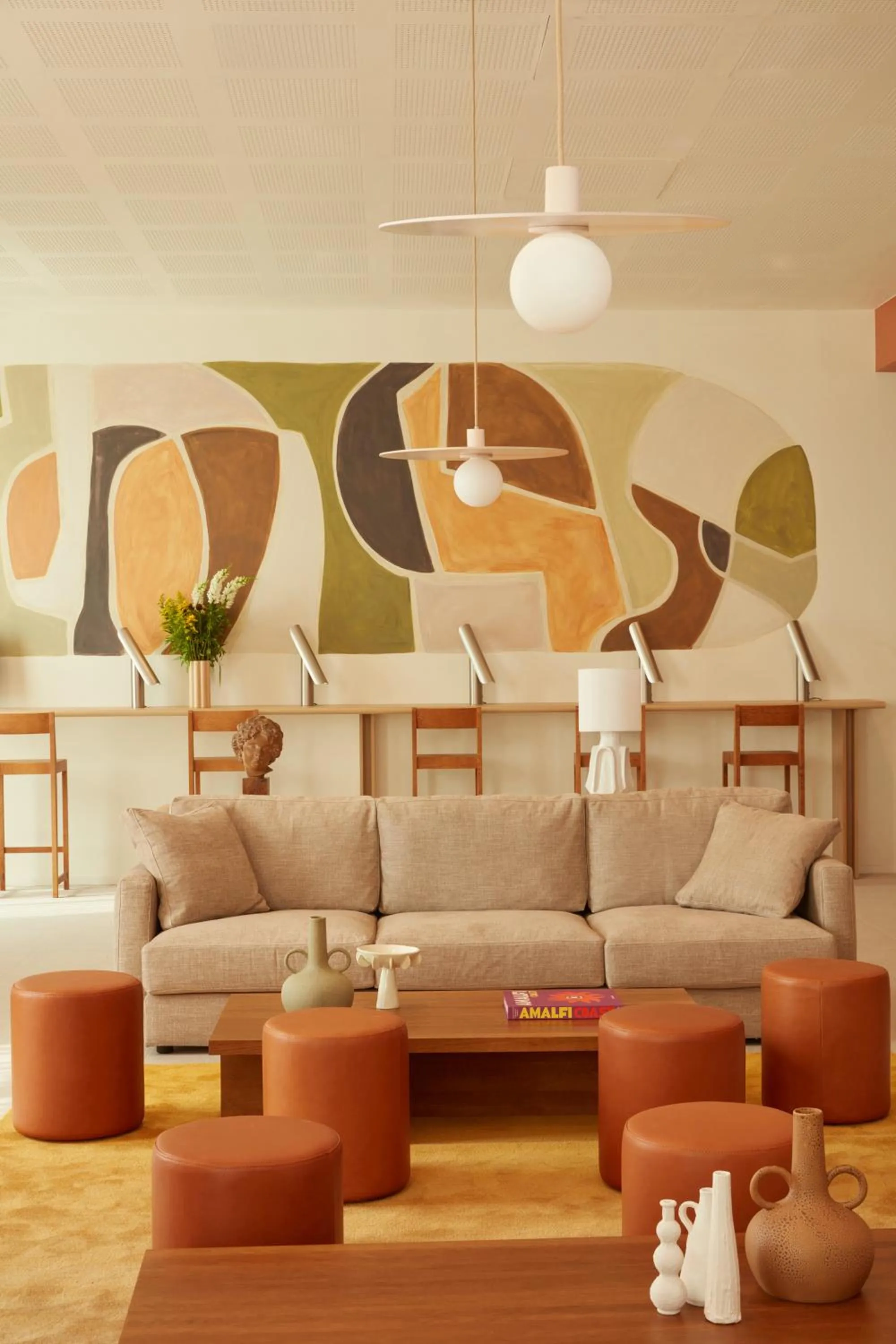 Seating area in OKKO Hotels Paris Rosa Parks