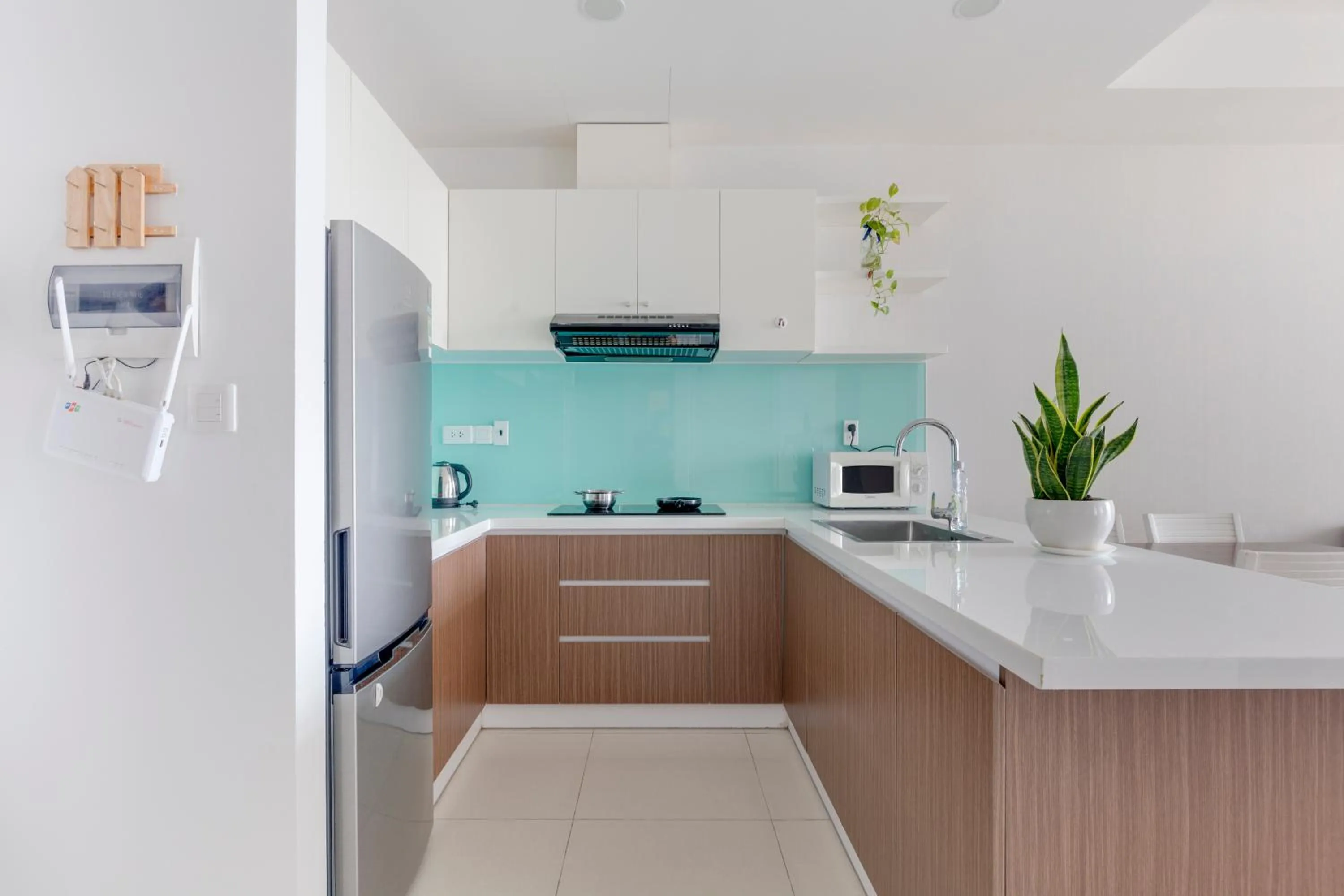 Kitchen or kitchenette in MH Apartment- Tresor- spacious and cozy center D4