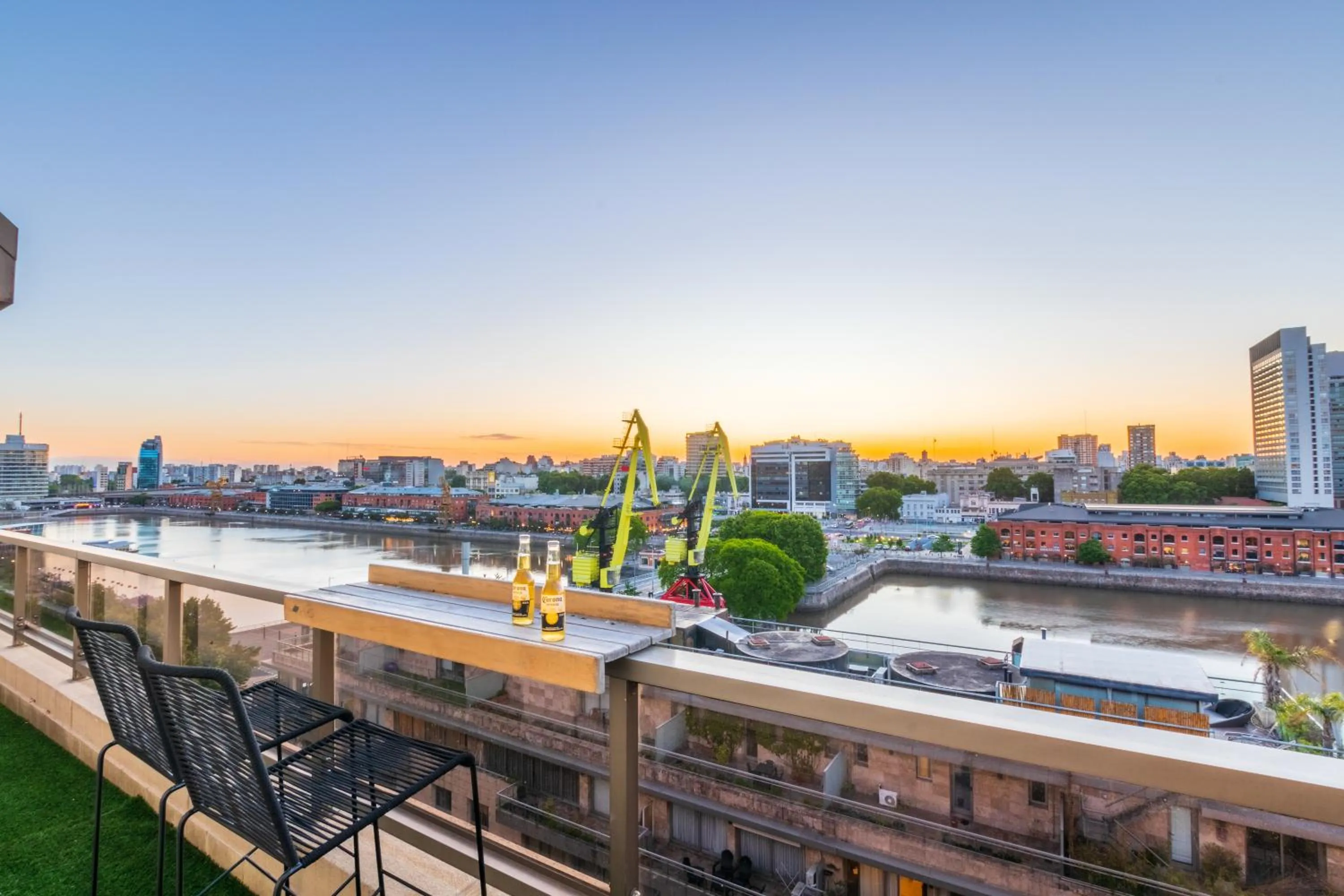 Balcony/Terrace in Luxury Apartments in Puerto Madero