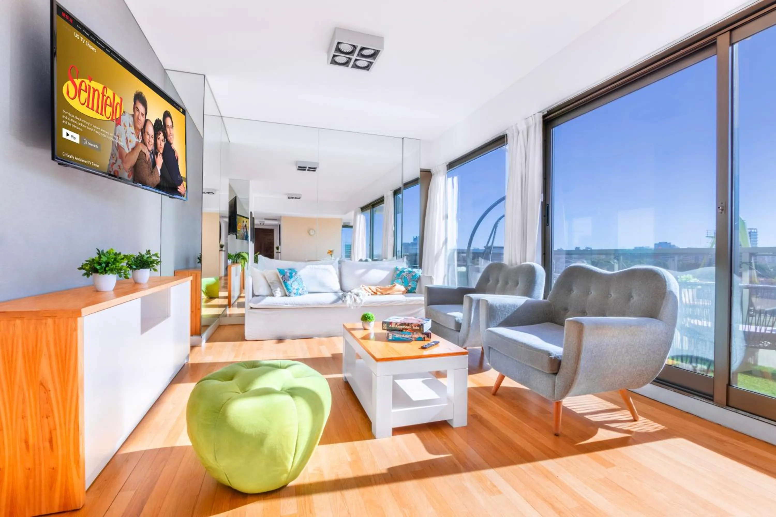 Living room in Luxury Apartments in Puerto Madero