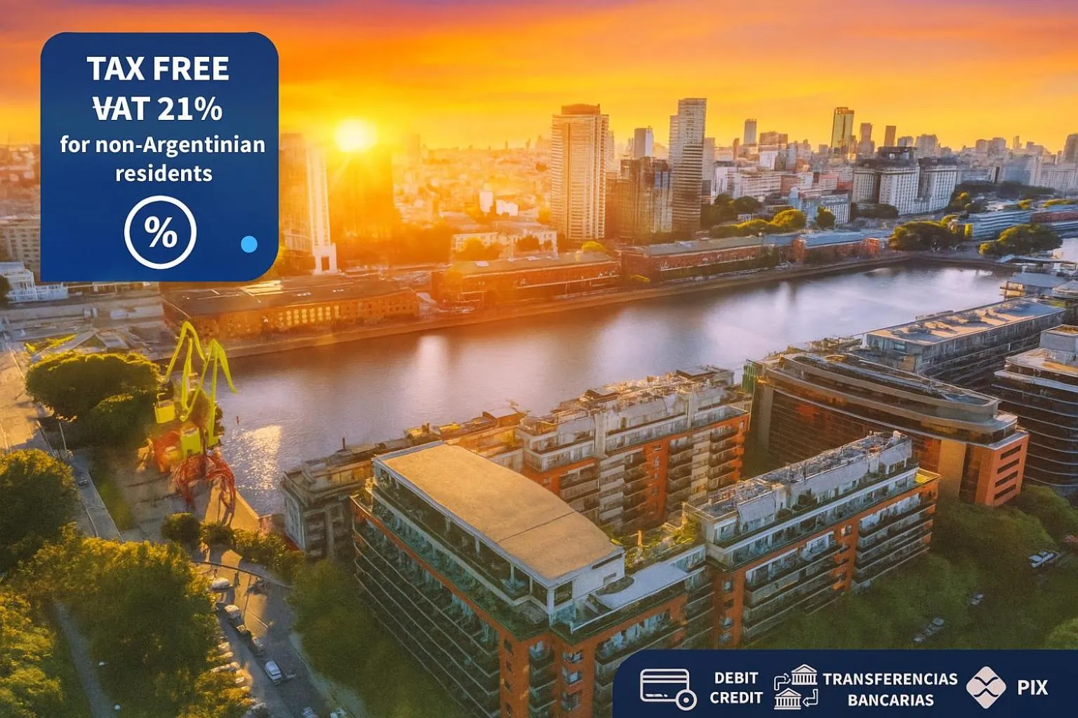 Property building in Luxury Apartments in Puerto Madero