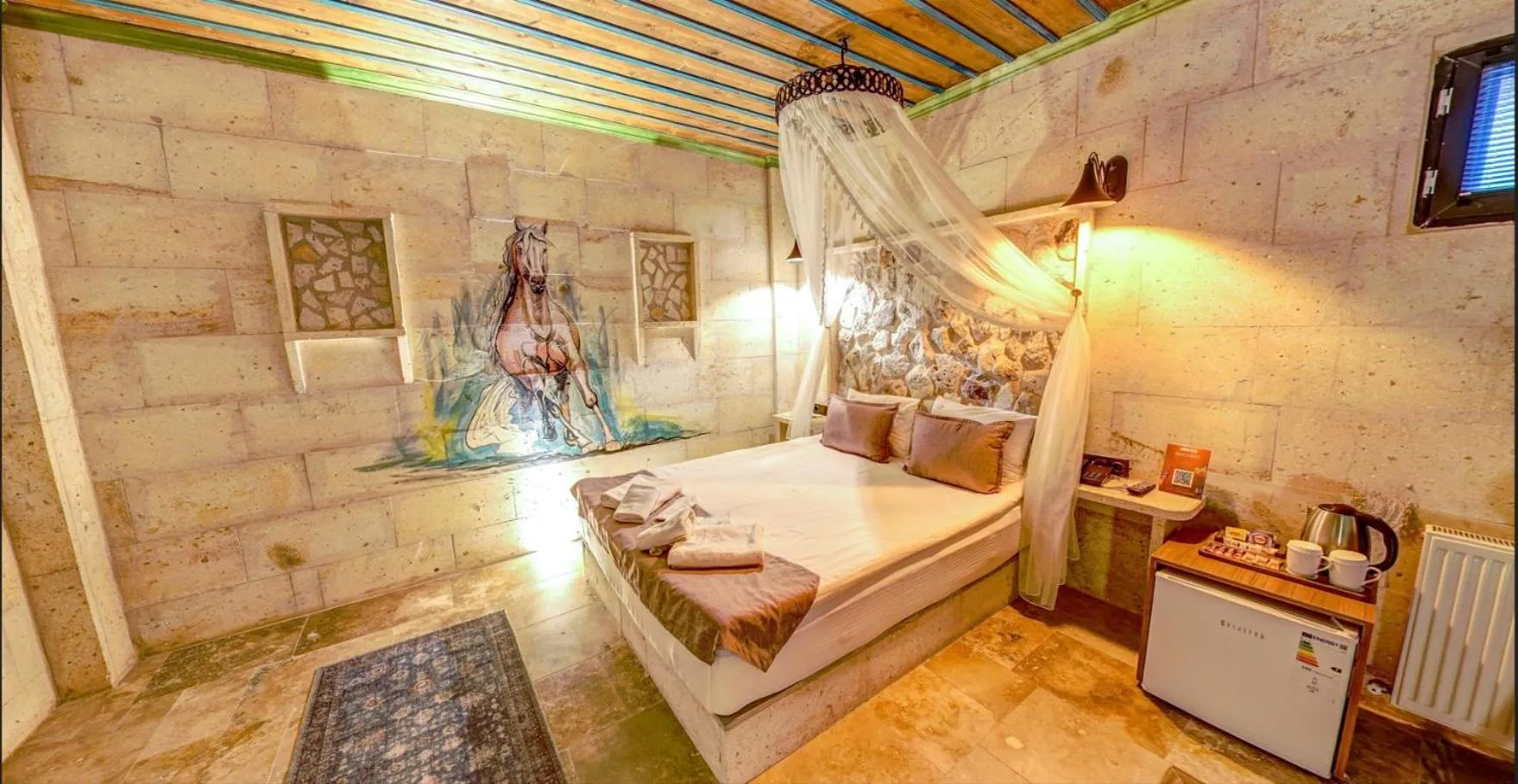 Bedroom in AKRİTİS STONE HOUSE