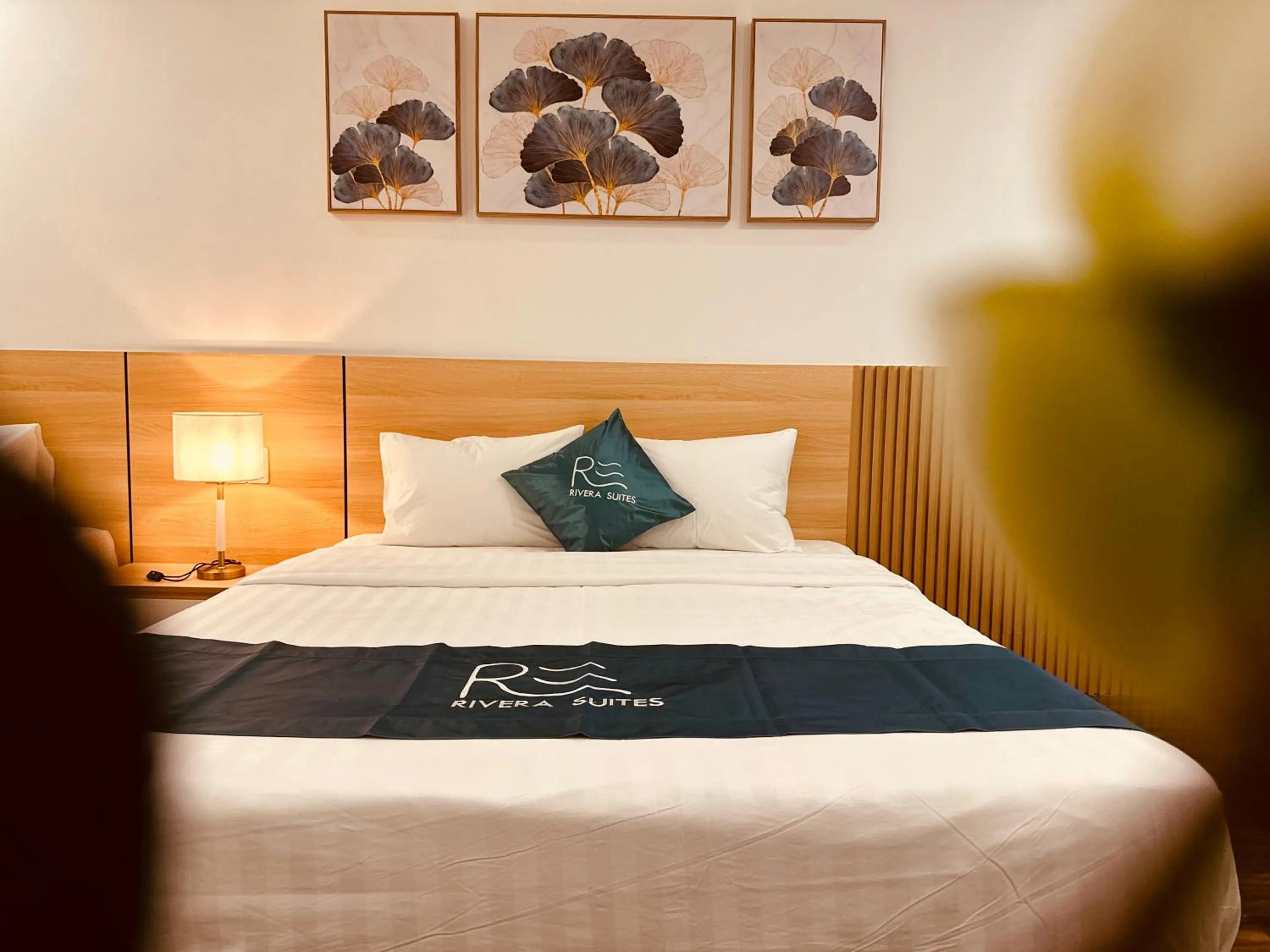 Bed in Rivera Suites