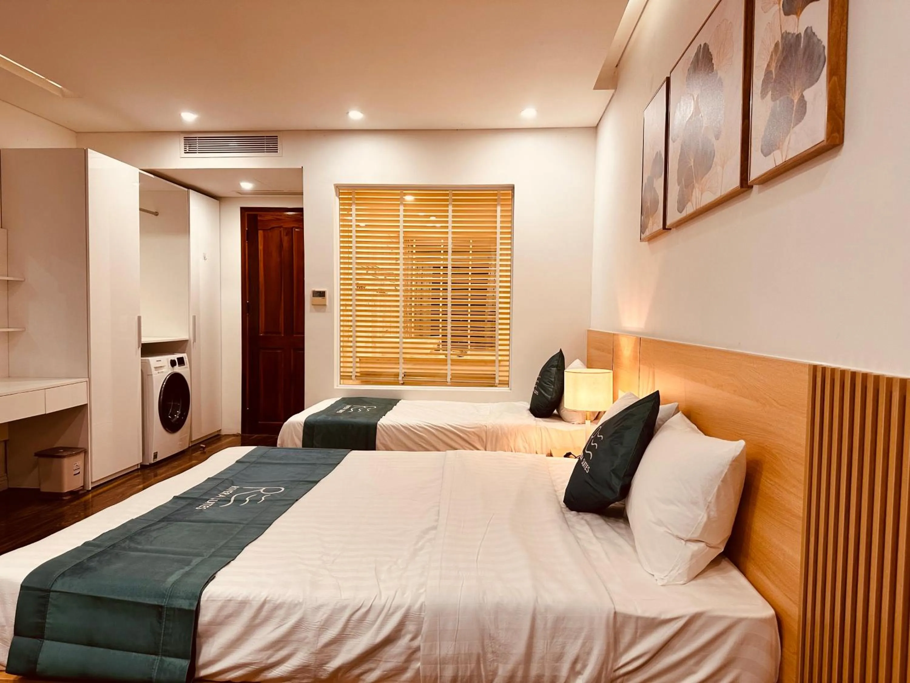 Bed in Rivera Suites