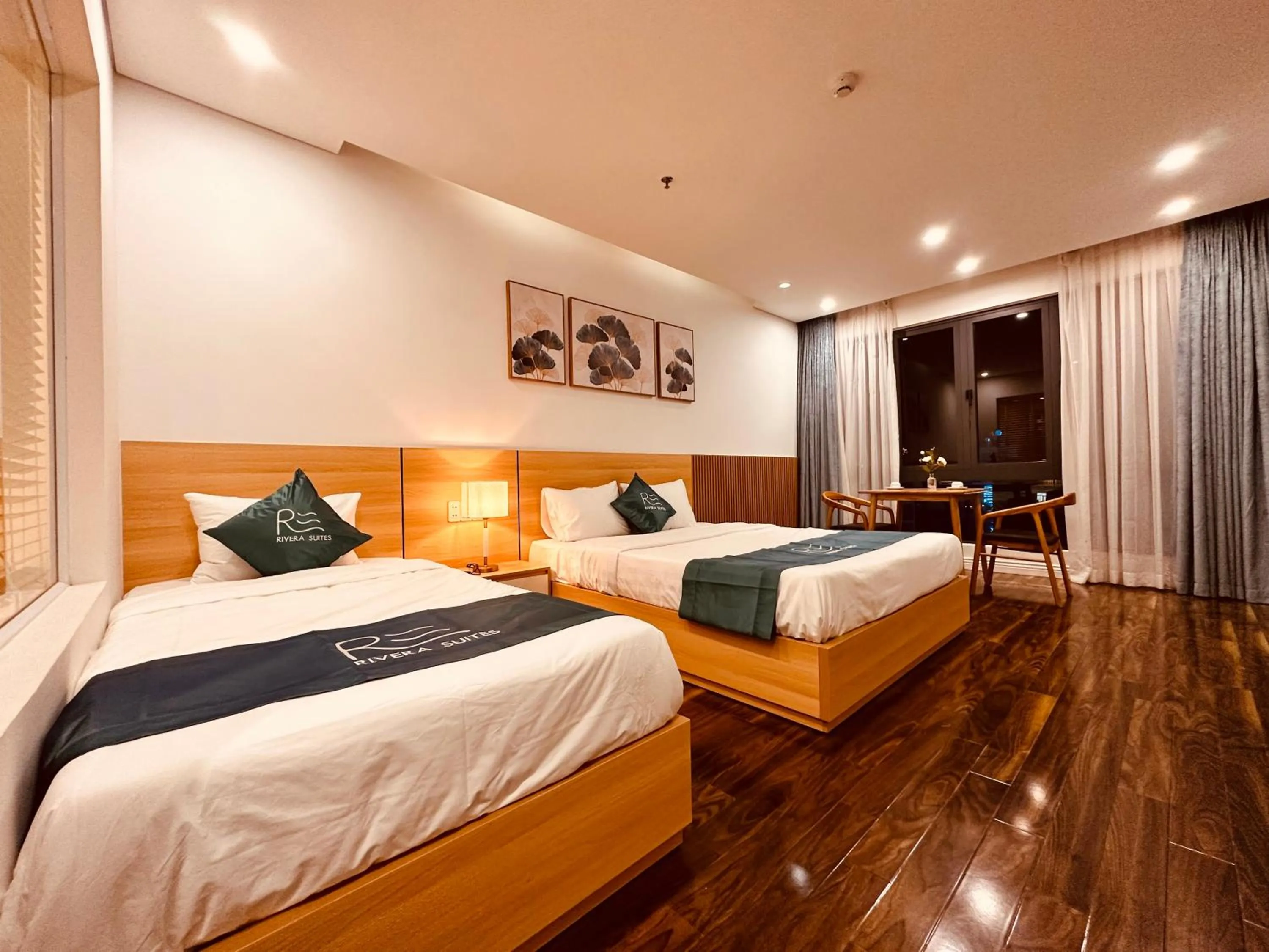 Bed in Rivera Suites