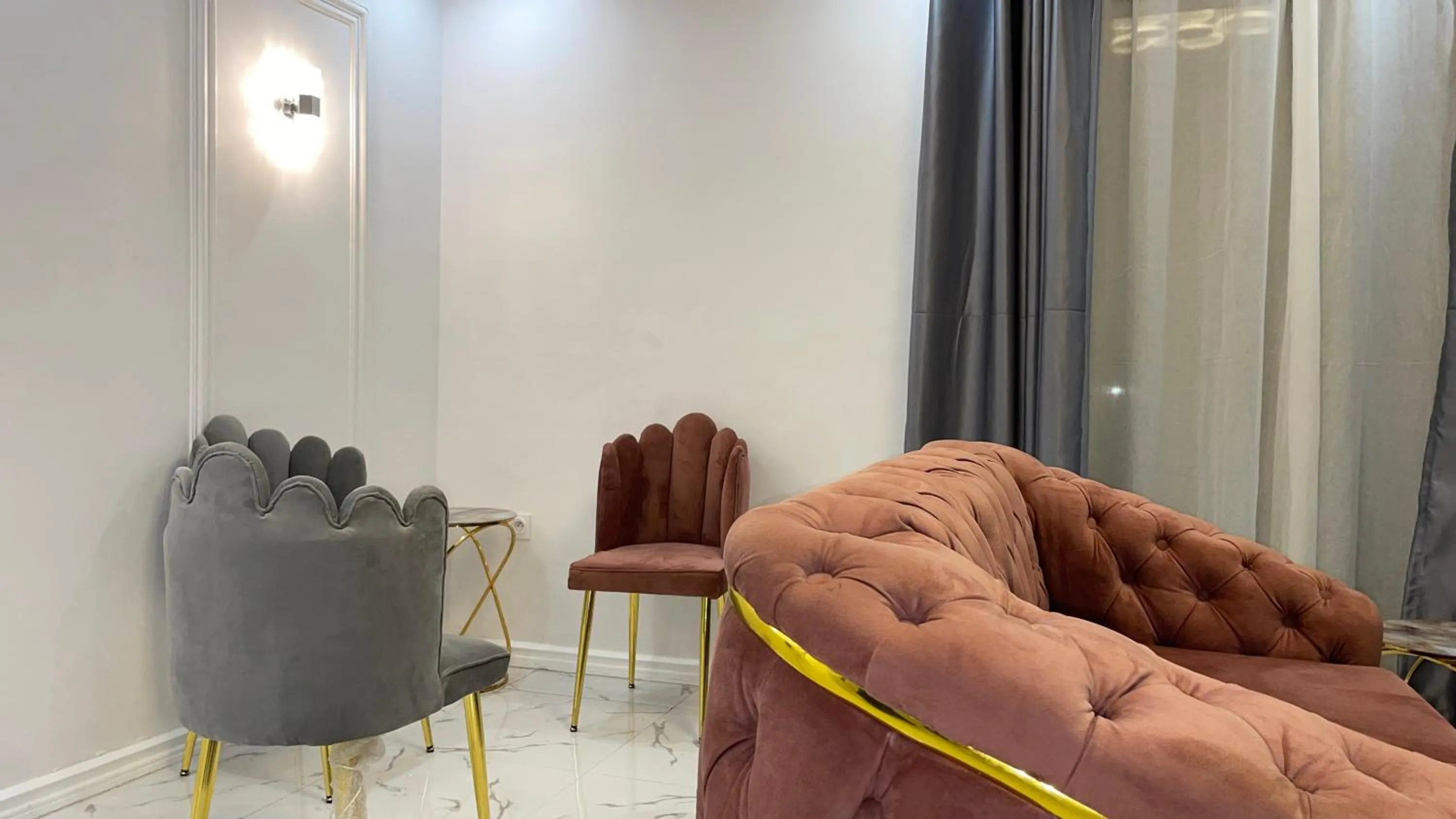 Seating area in Suna' a Home Bonapriso