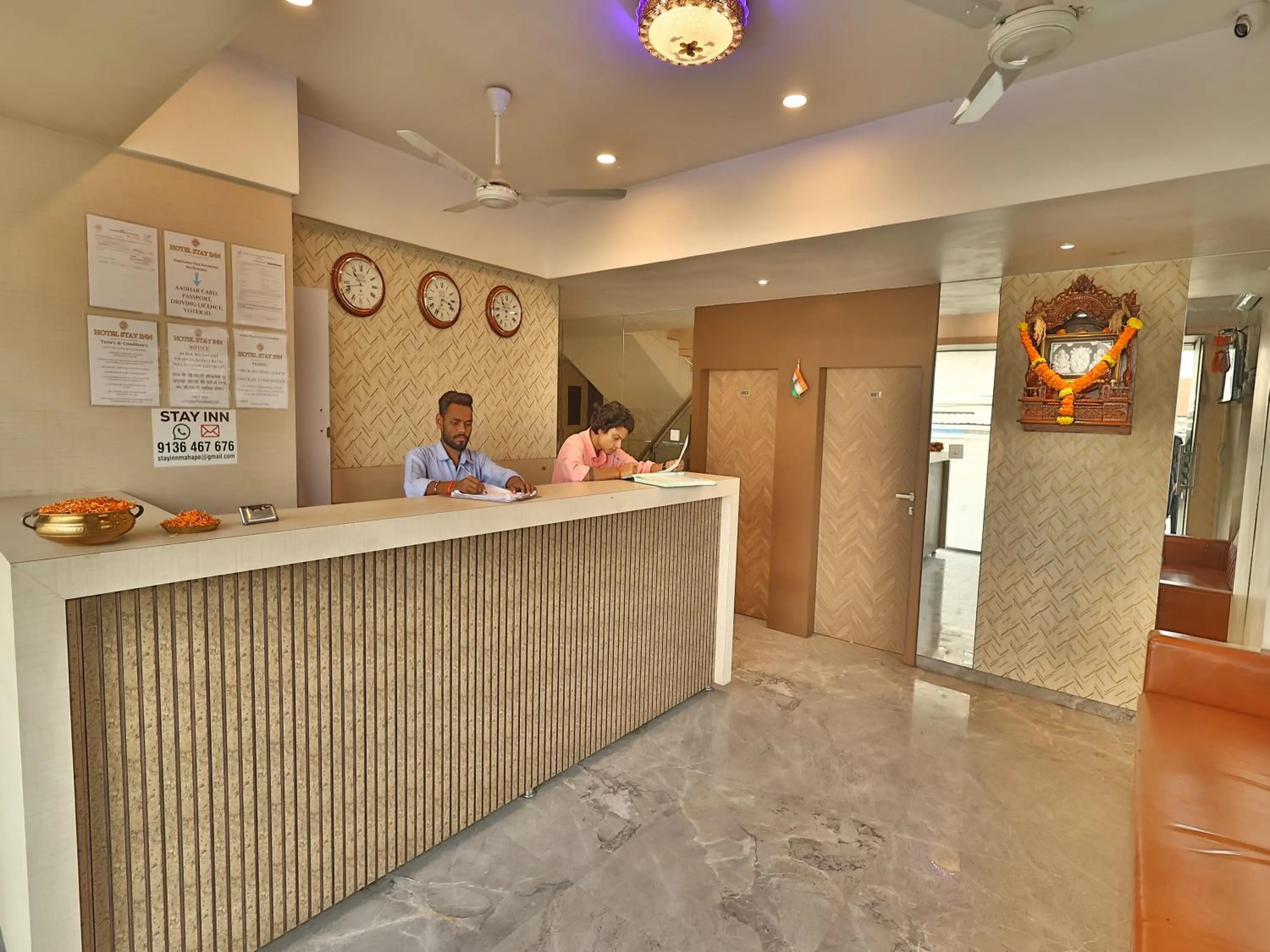 Lobby or reception in Hotel Stay Inn-MAHAPE