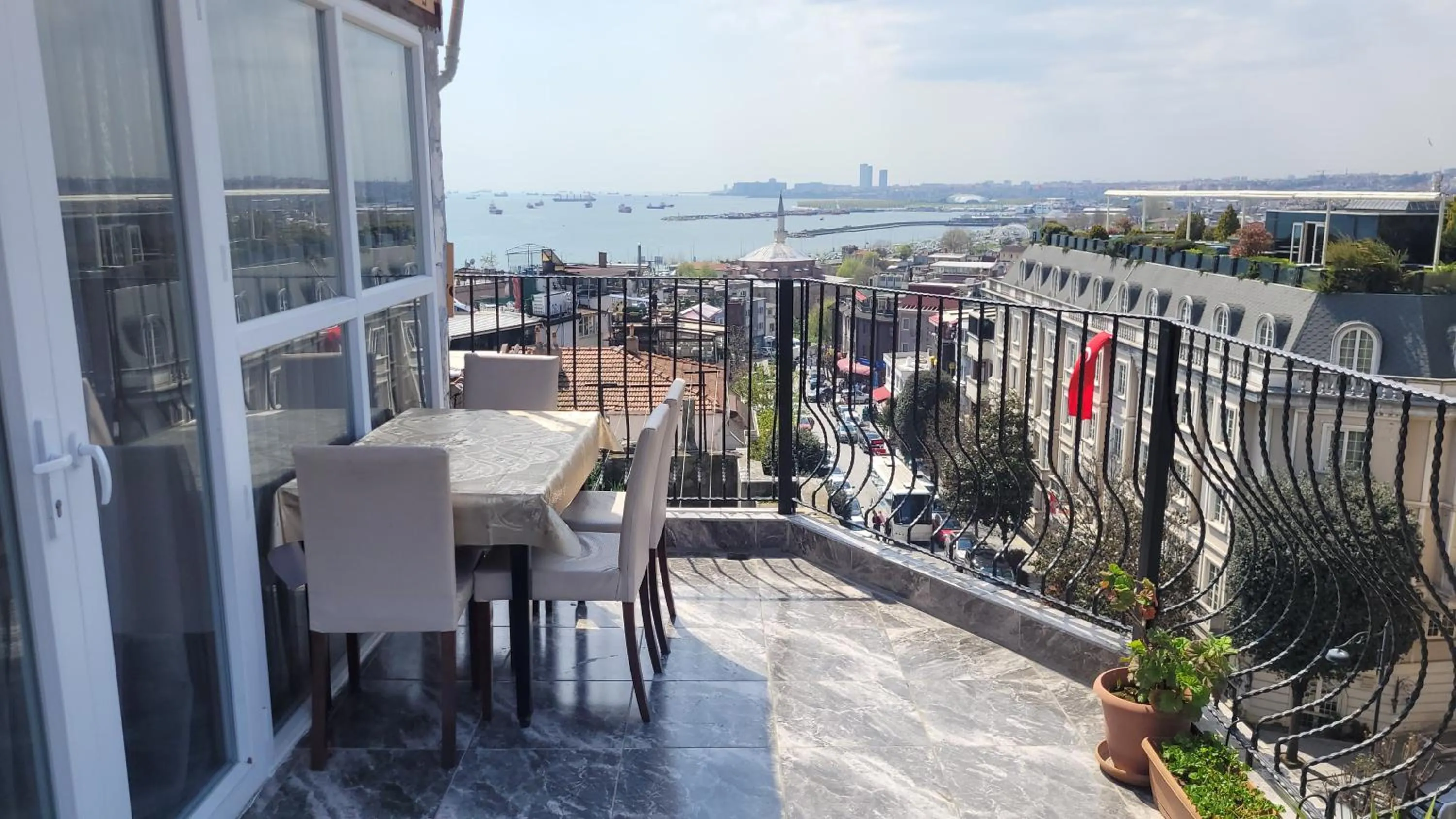 Patio in MEHMET BEY HOTEL