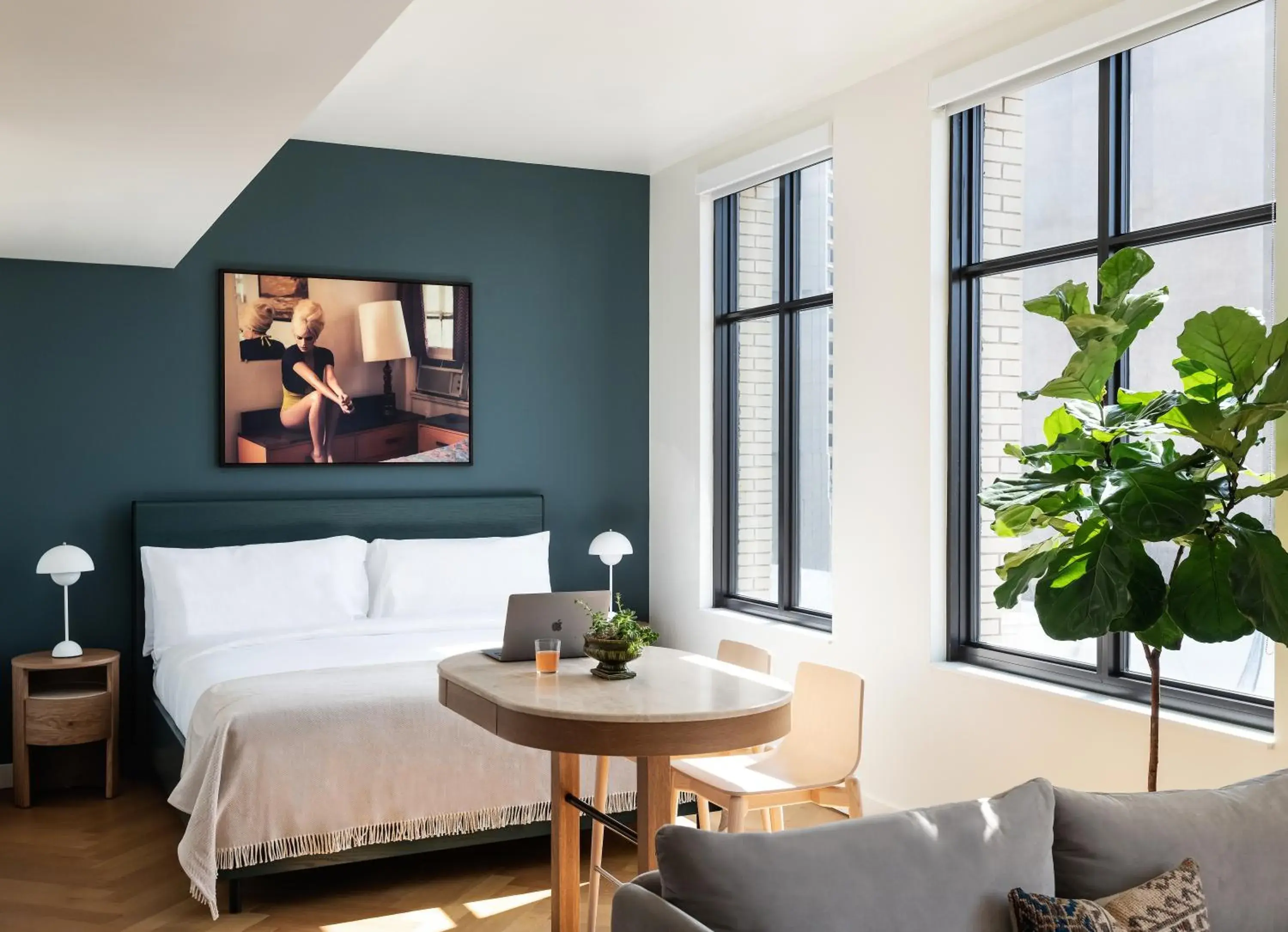 Bedroom, Bed in ROOST Detroit Bedroom, Bed in ROOST Detroit