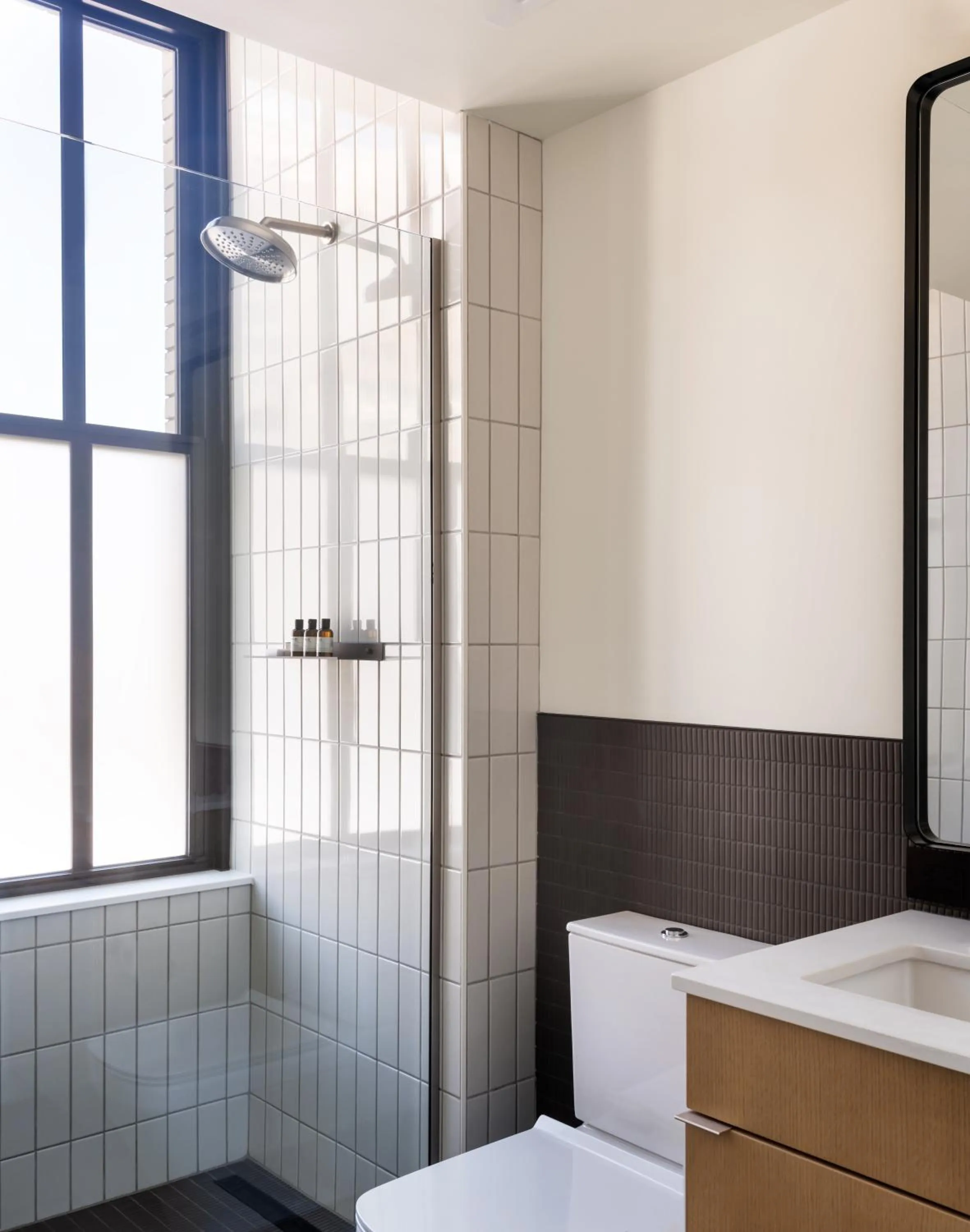 Bathroom, Bed in ROOST Detroit