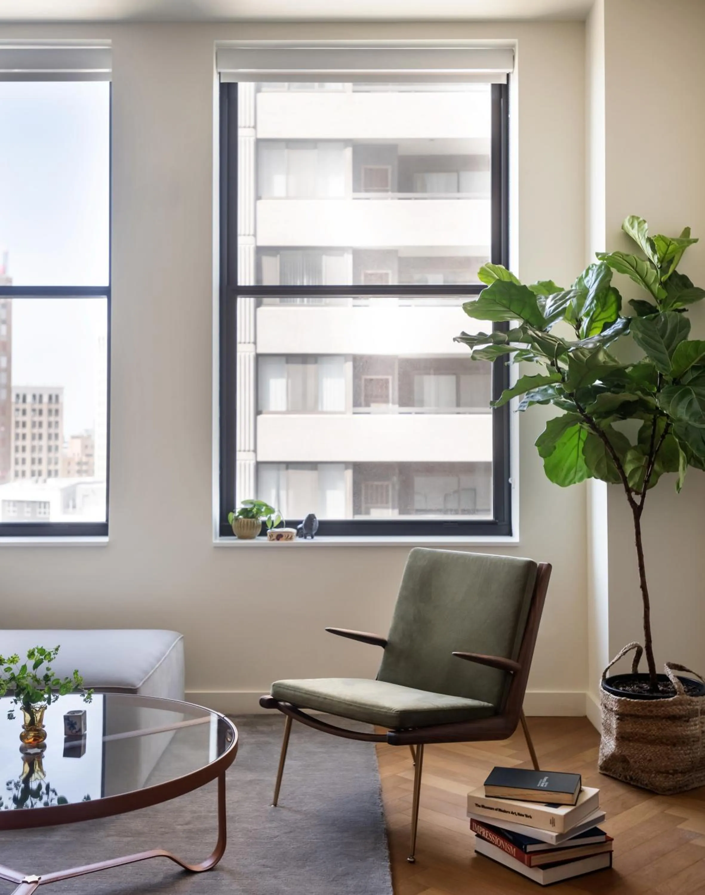 Living room in ROOST Detroit