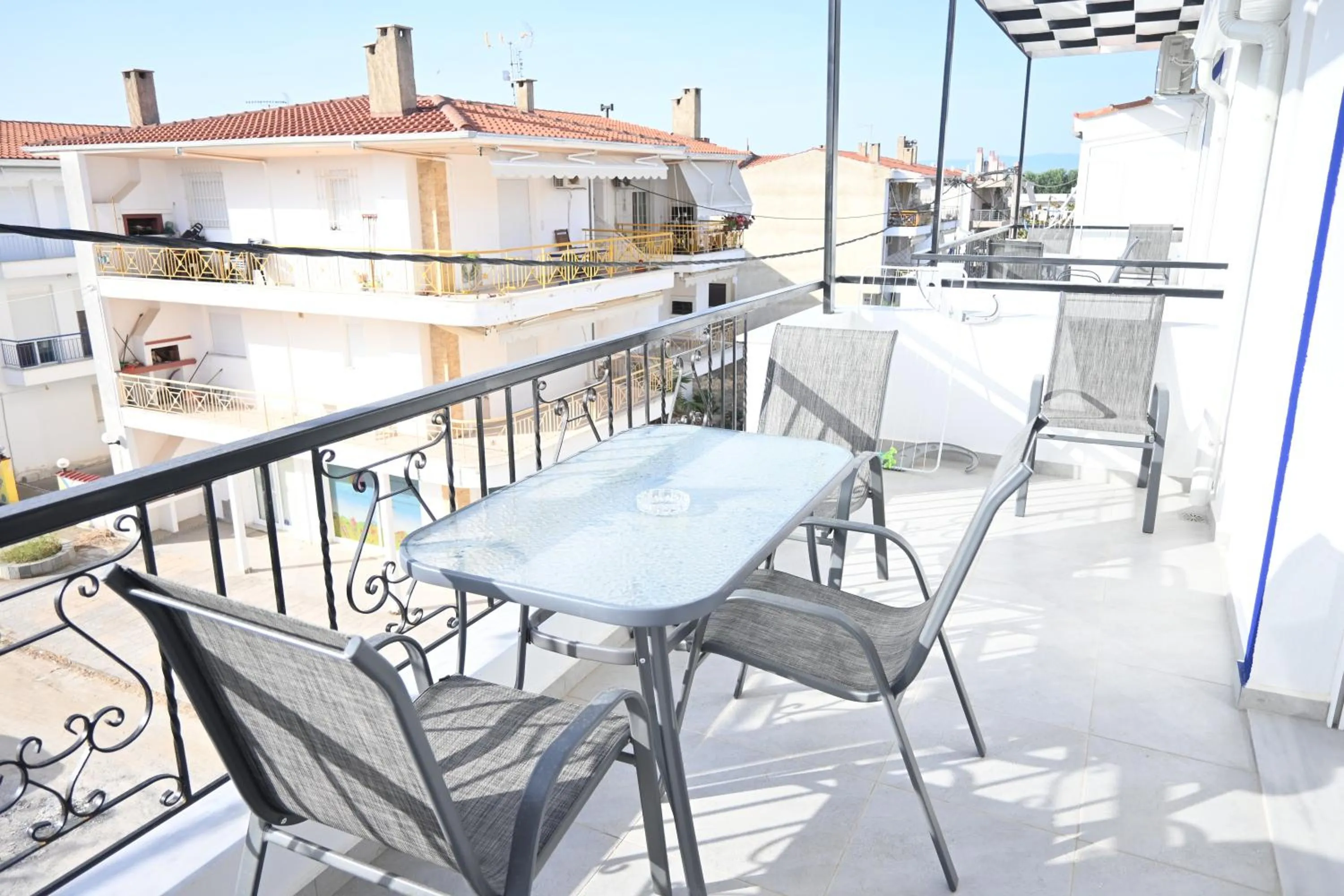 Balcony/Terrace in Doukas Aparthotel