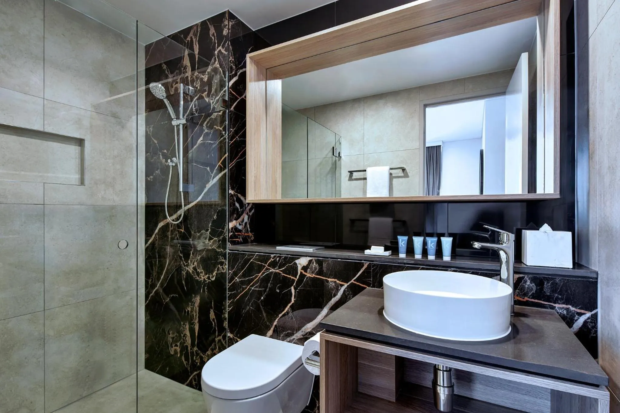 Bathroom in Meriton Suites Liverpool