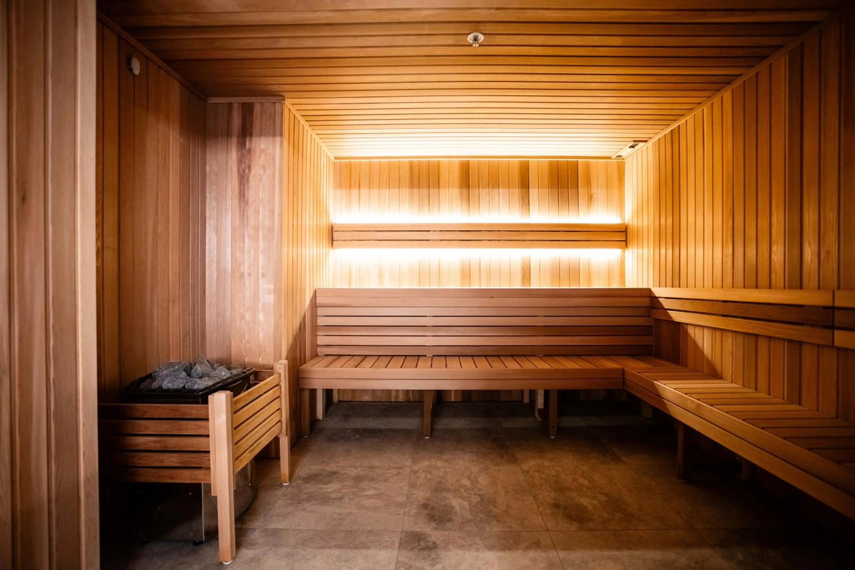 Sauna in Meriton Suites Liverpool