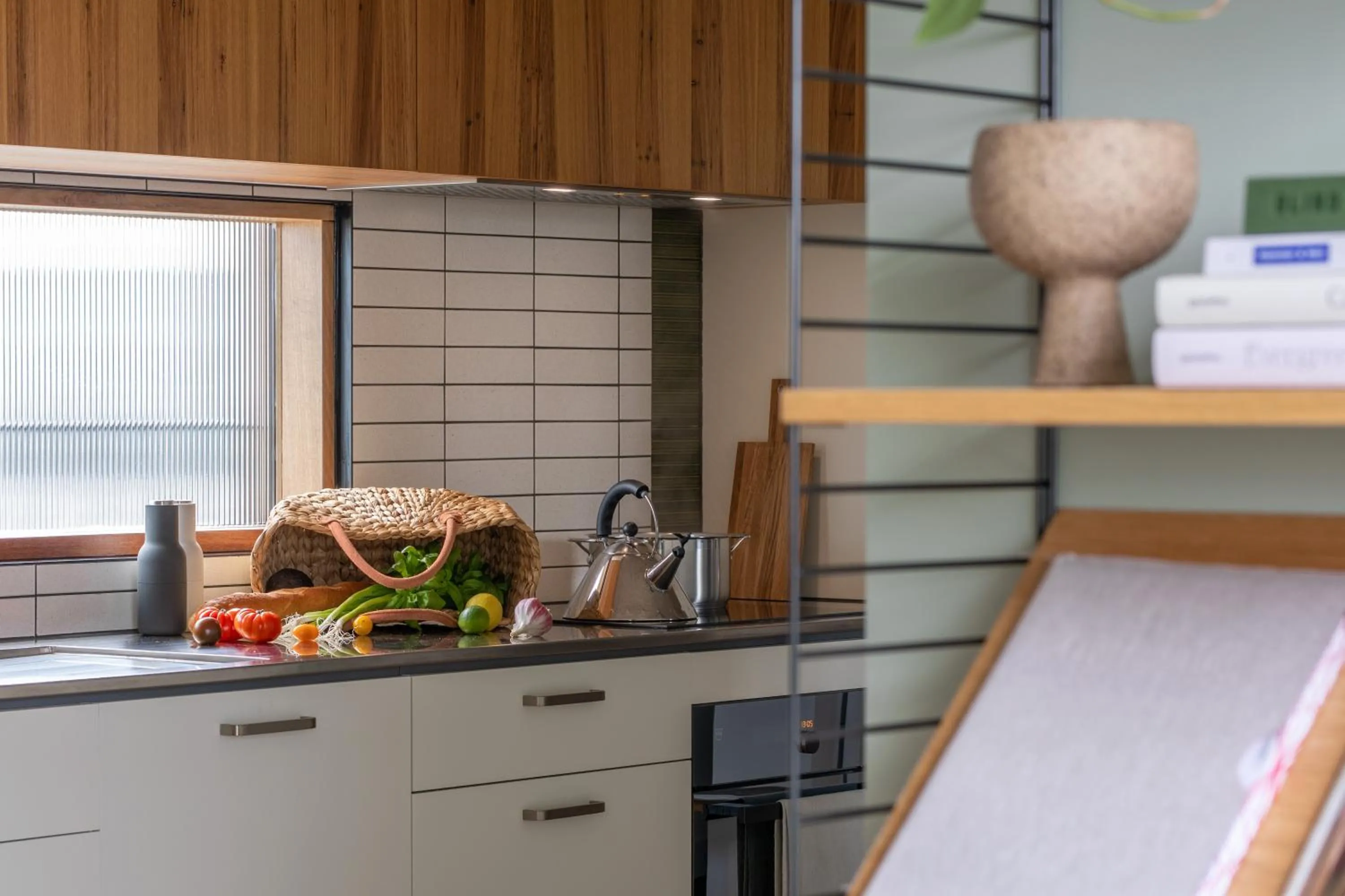 Kitchen or kitchenette, Bed in HV.Hotel Apartment at South Melbourne Market