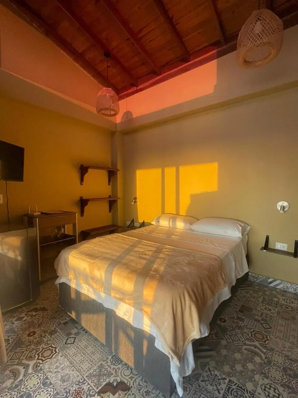 Bed in Cabañas Paraiso