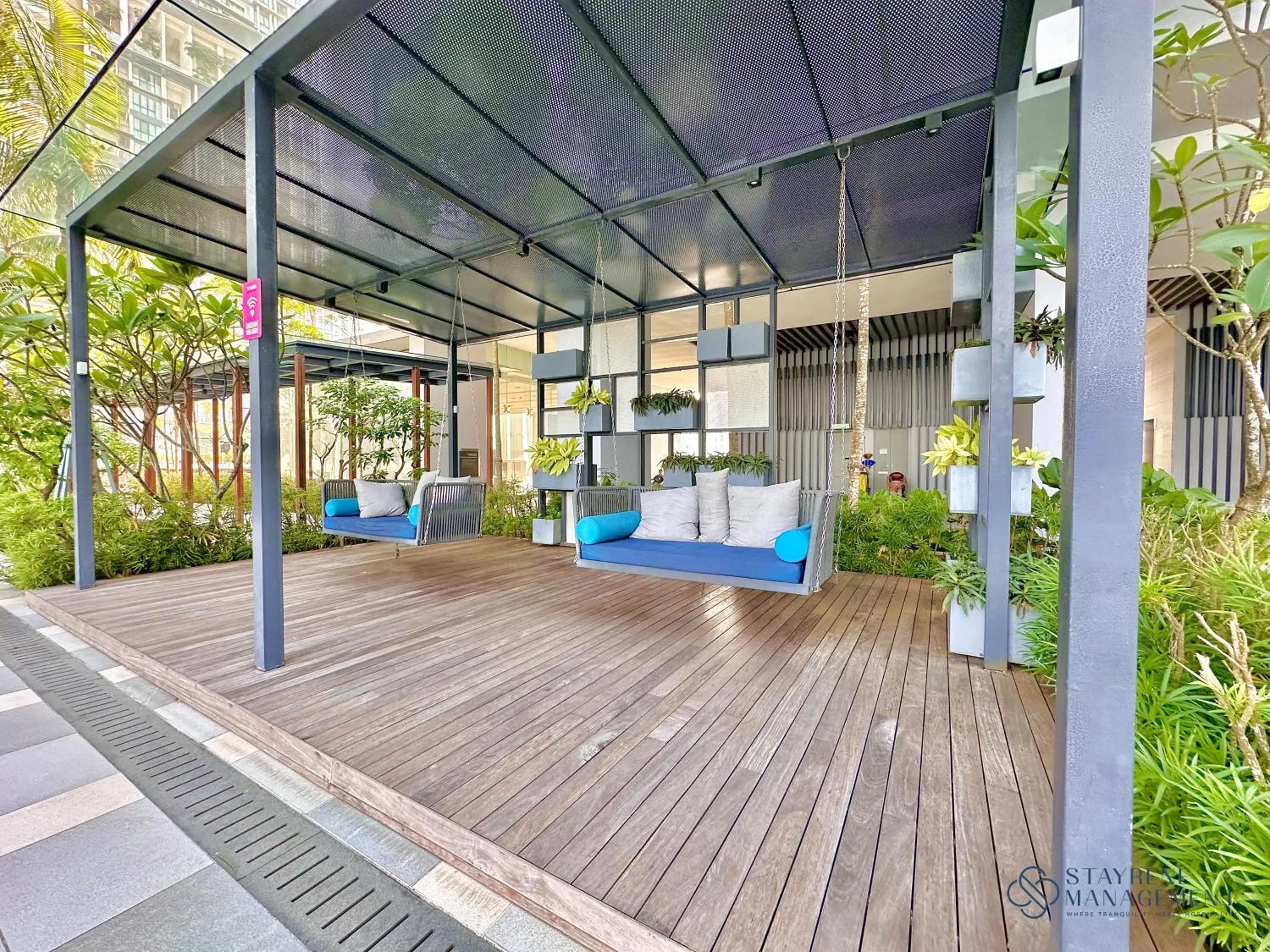 Area and facilities in Grand Medini Residence Nusajaya by Stayrene