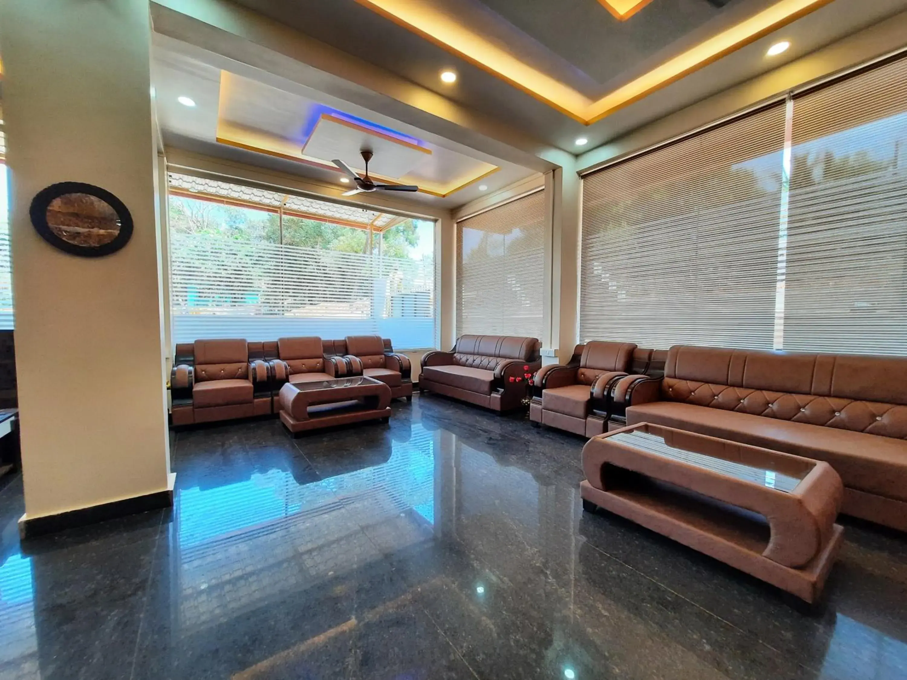 Lobby or reception in Hotel Golden Heights Gokarna Lobby or reception in Hotel Golden Heights Gokarna