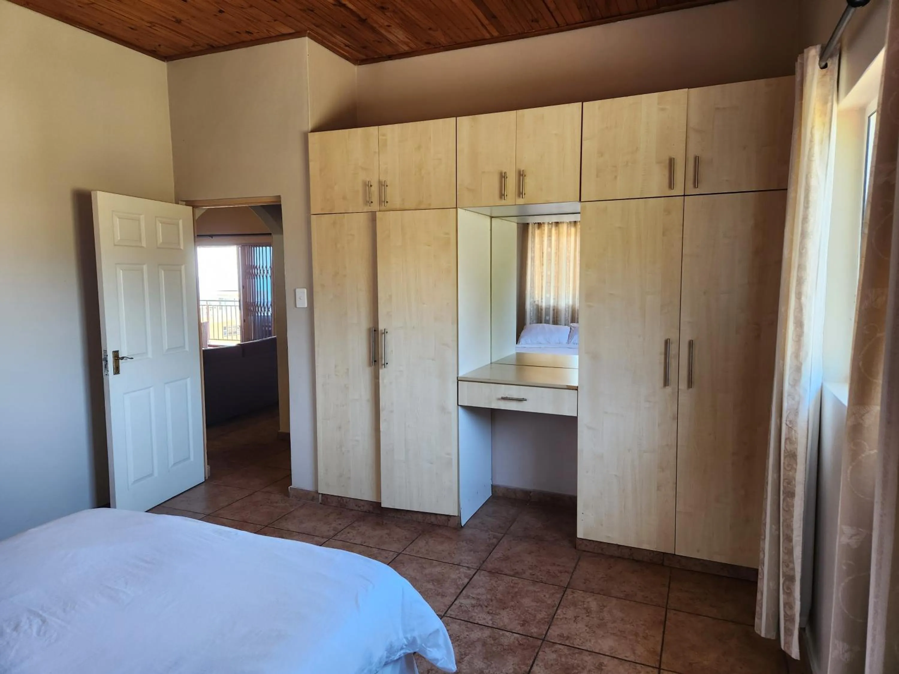 Bed in Golden Dawn Chalets