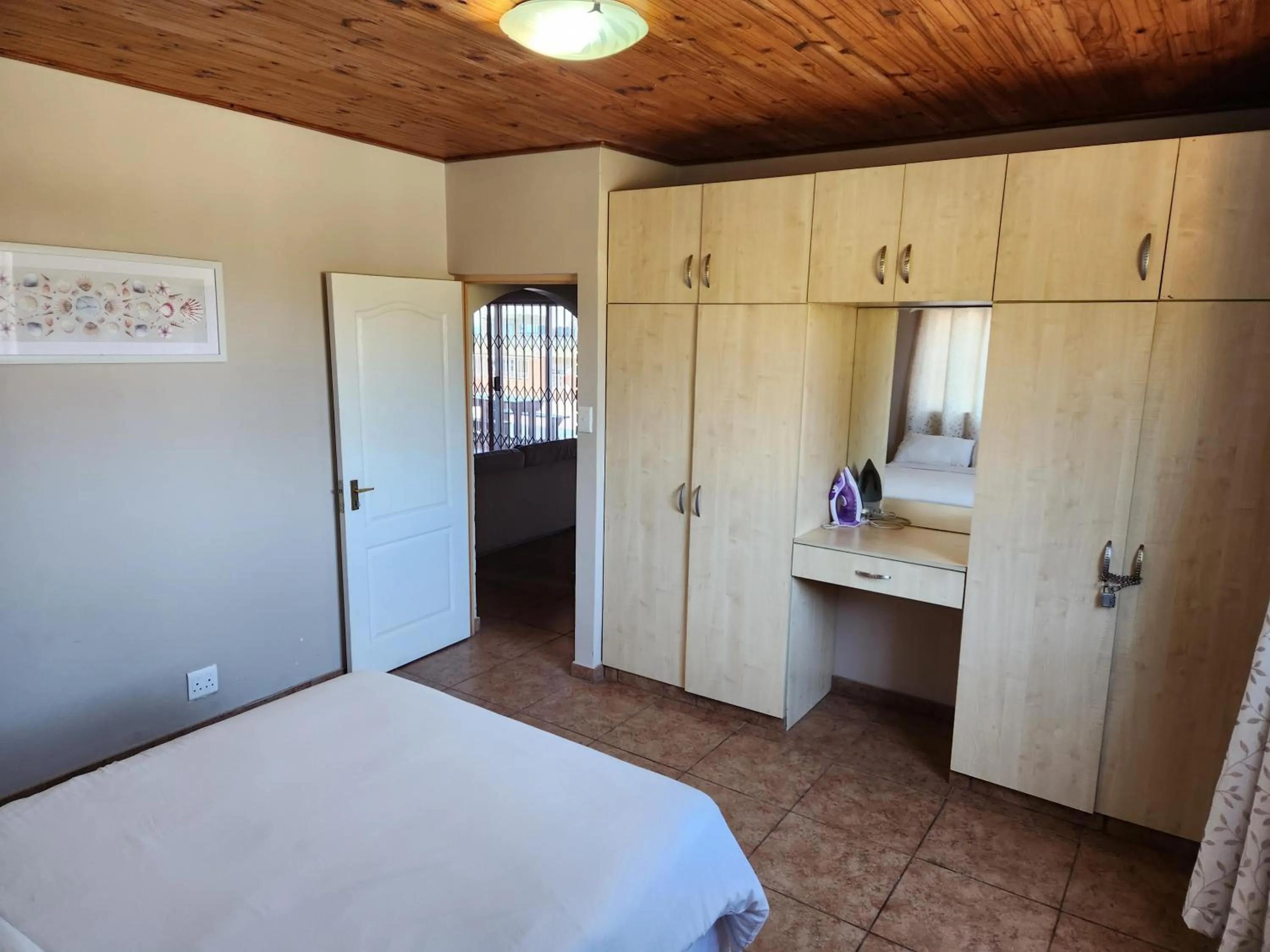 Bed in Golden Dawn Chalets