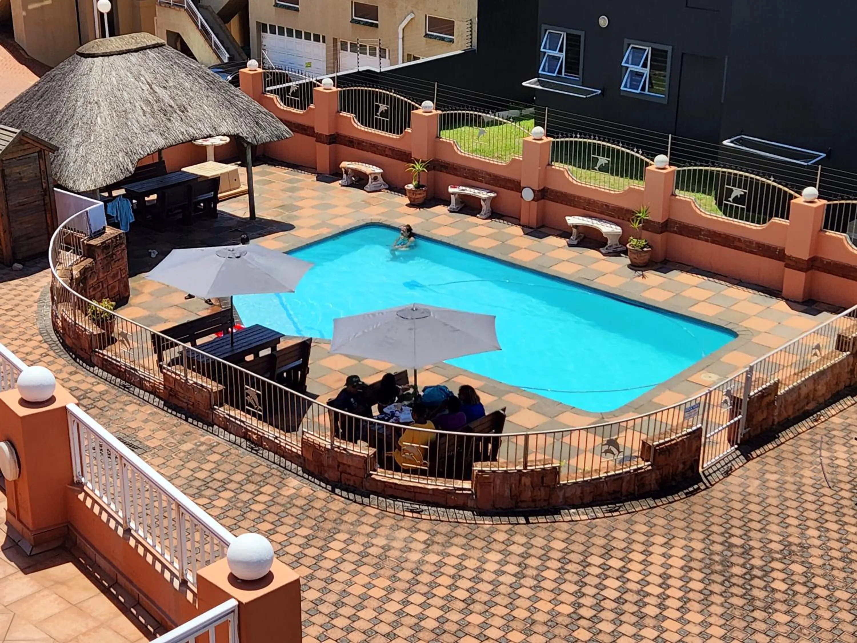 Swimming pool in Golden Dawn Chalets