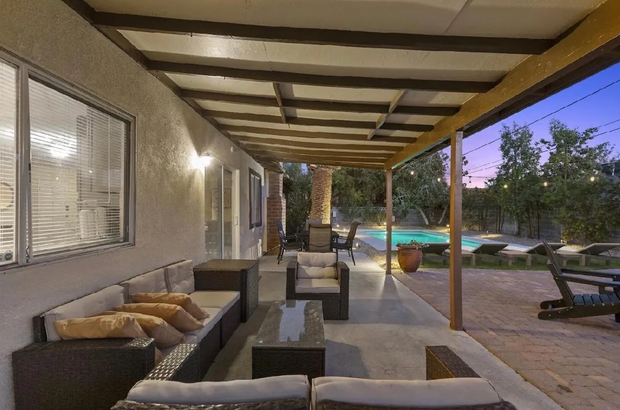 Stylish home with pool and spa