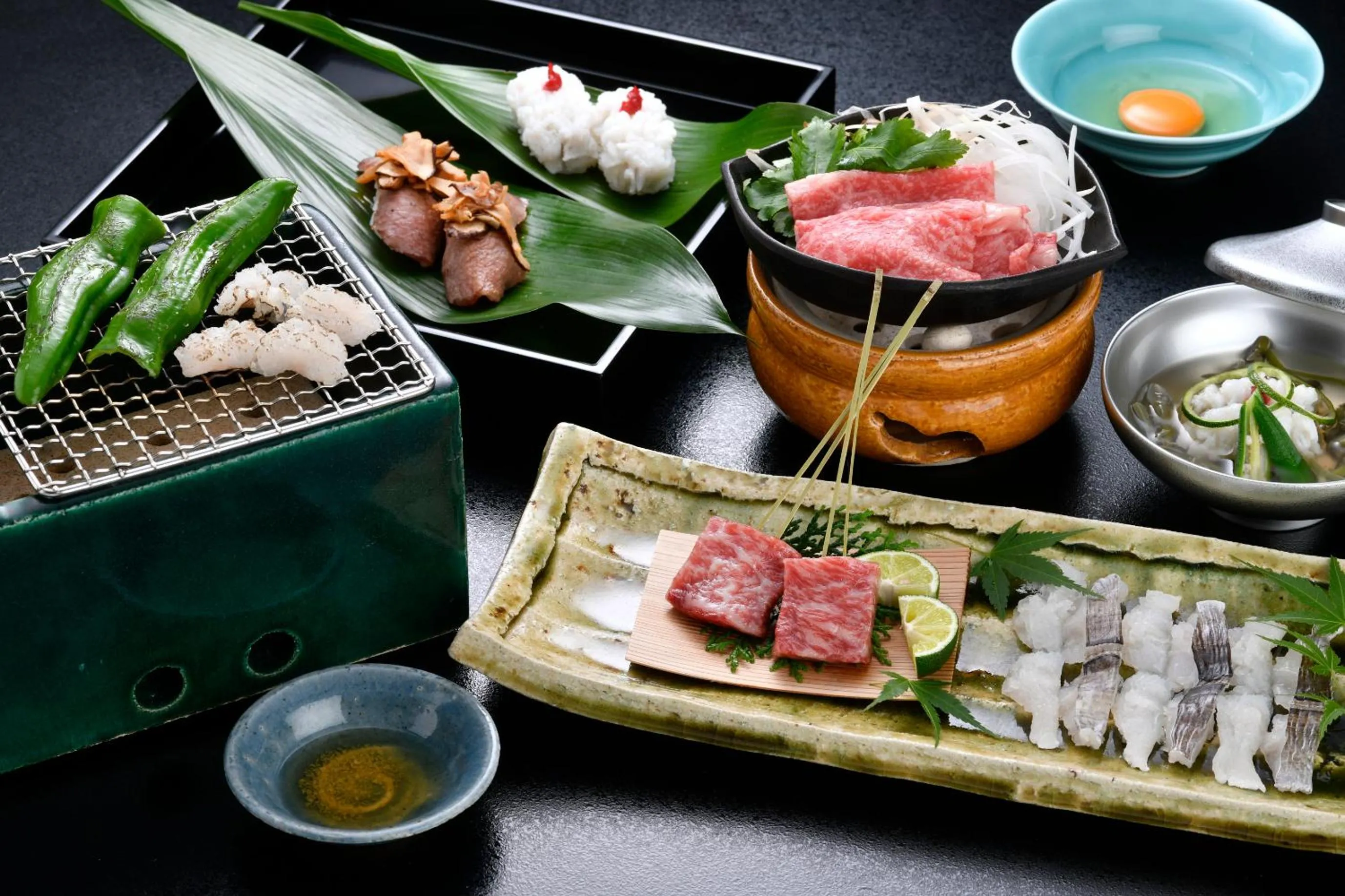 Food close-up in Ryokan Sumiya Kihoan