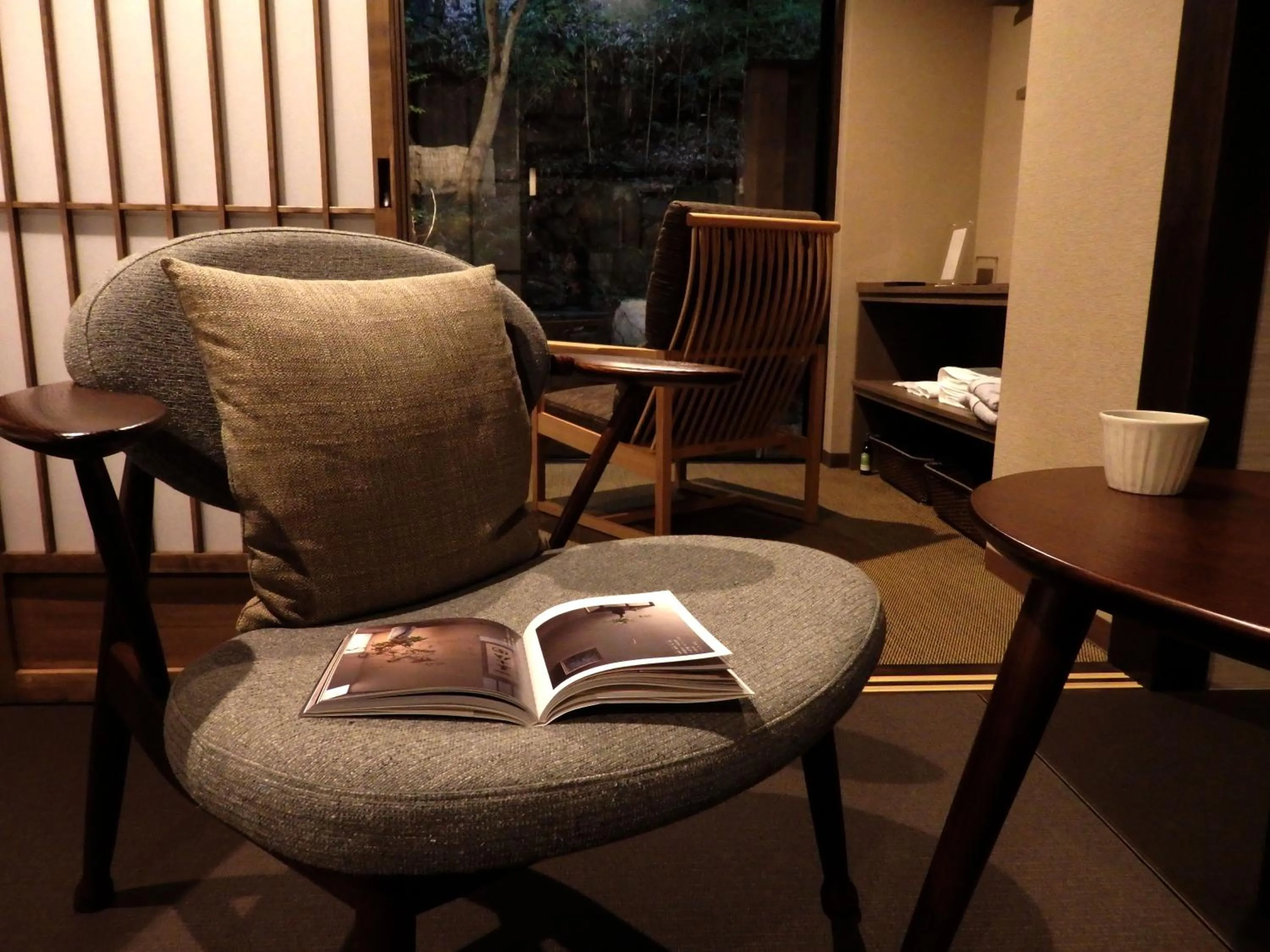Living room in Ryokan Sumiya Kihoan