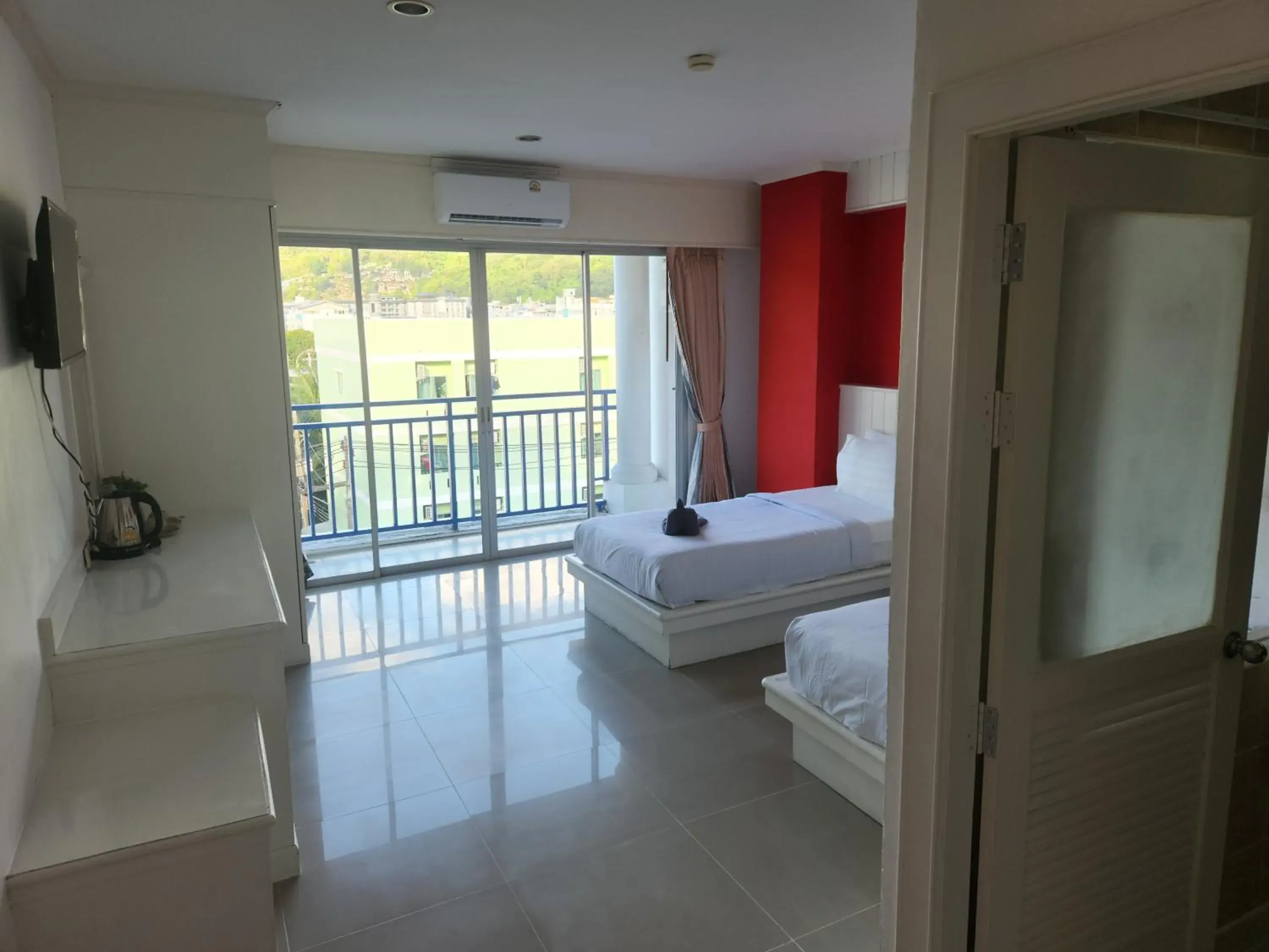 Bed in Santi White House Patong Bed in Santi White House Patong