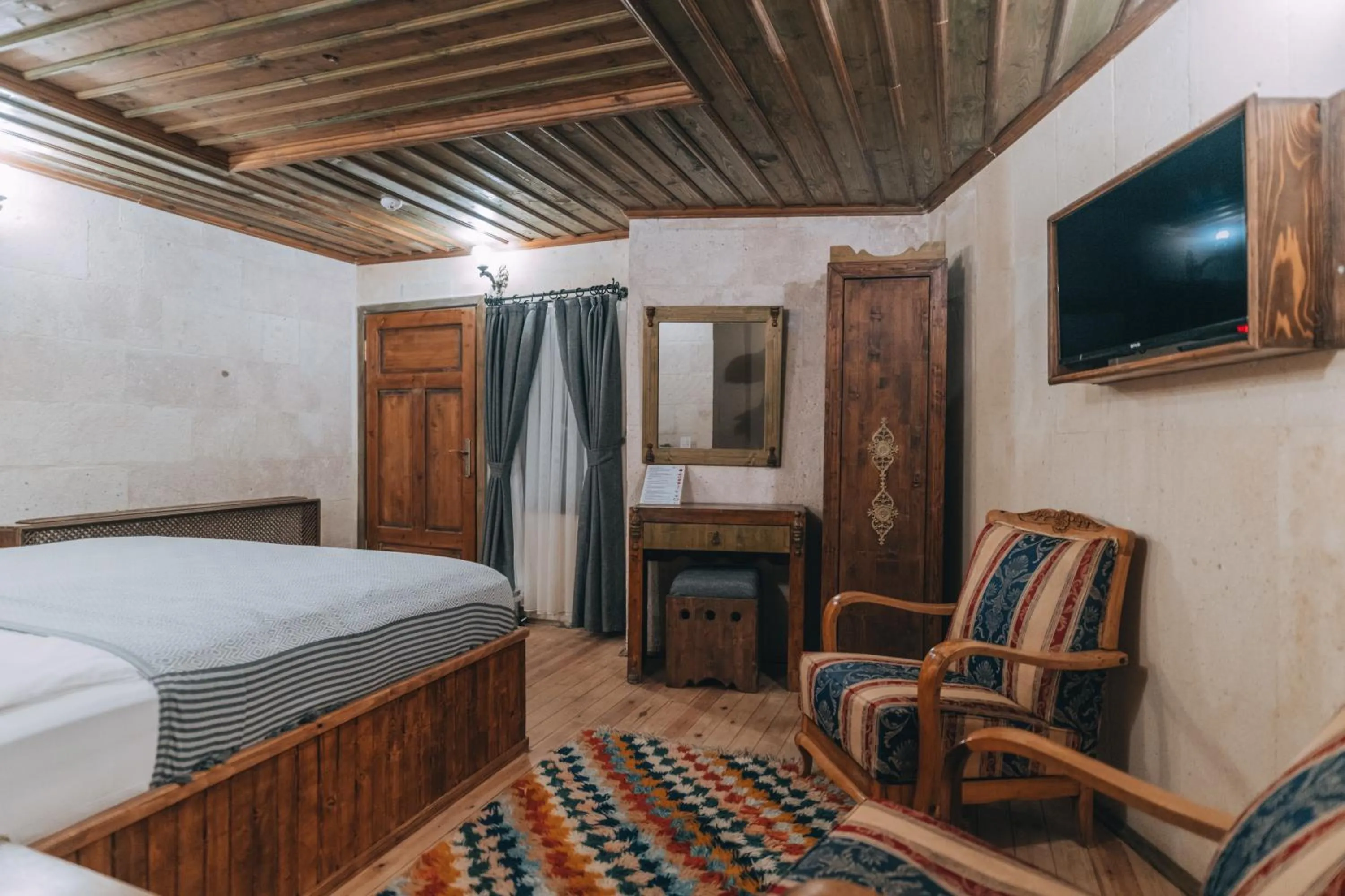 Bed in Sora Cave Hotel