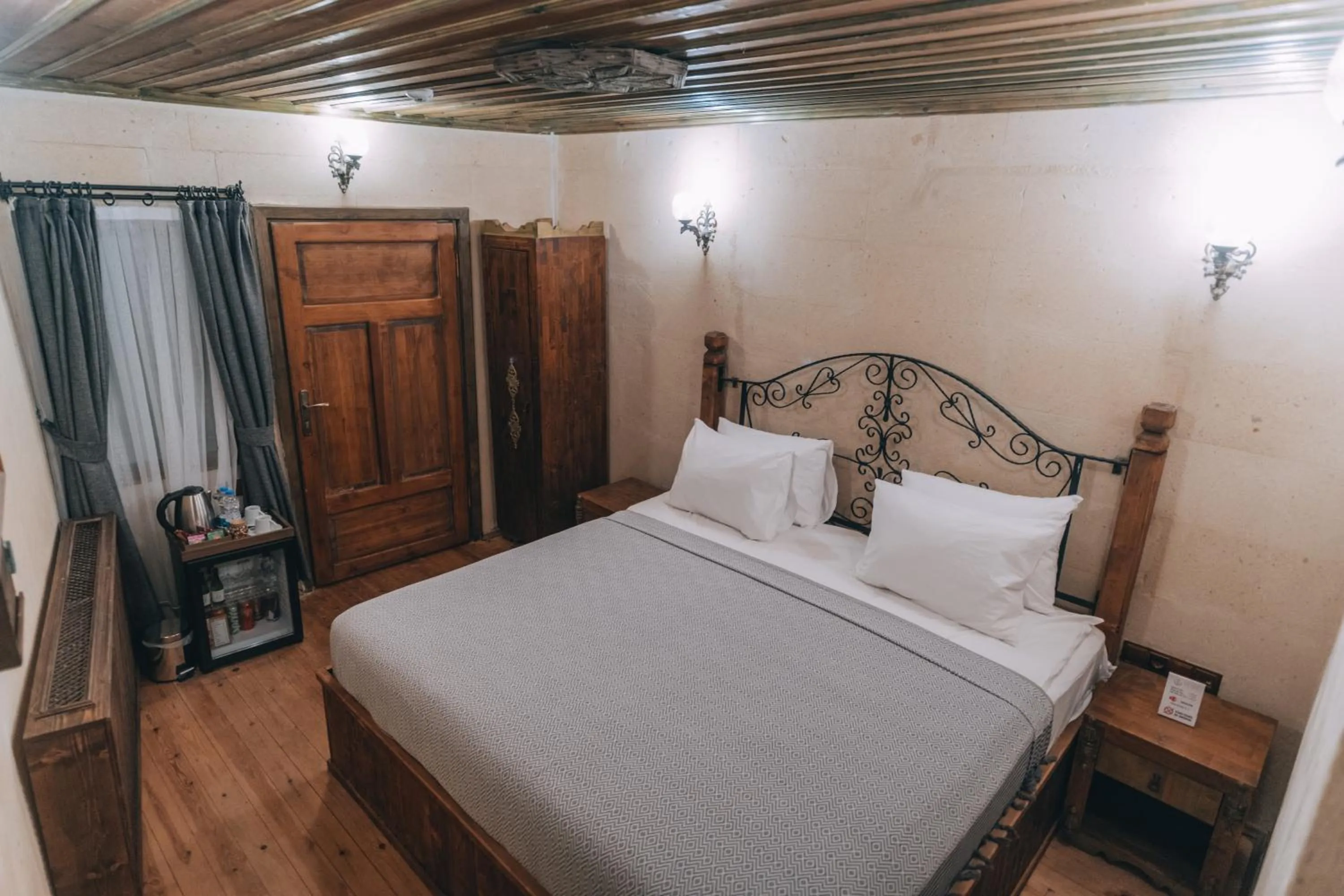 Bed in Sora Cave Hotel