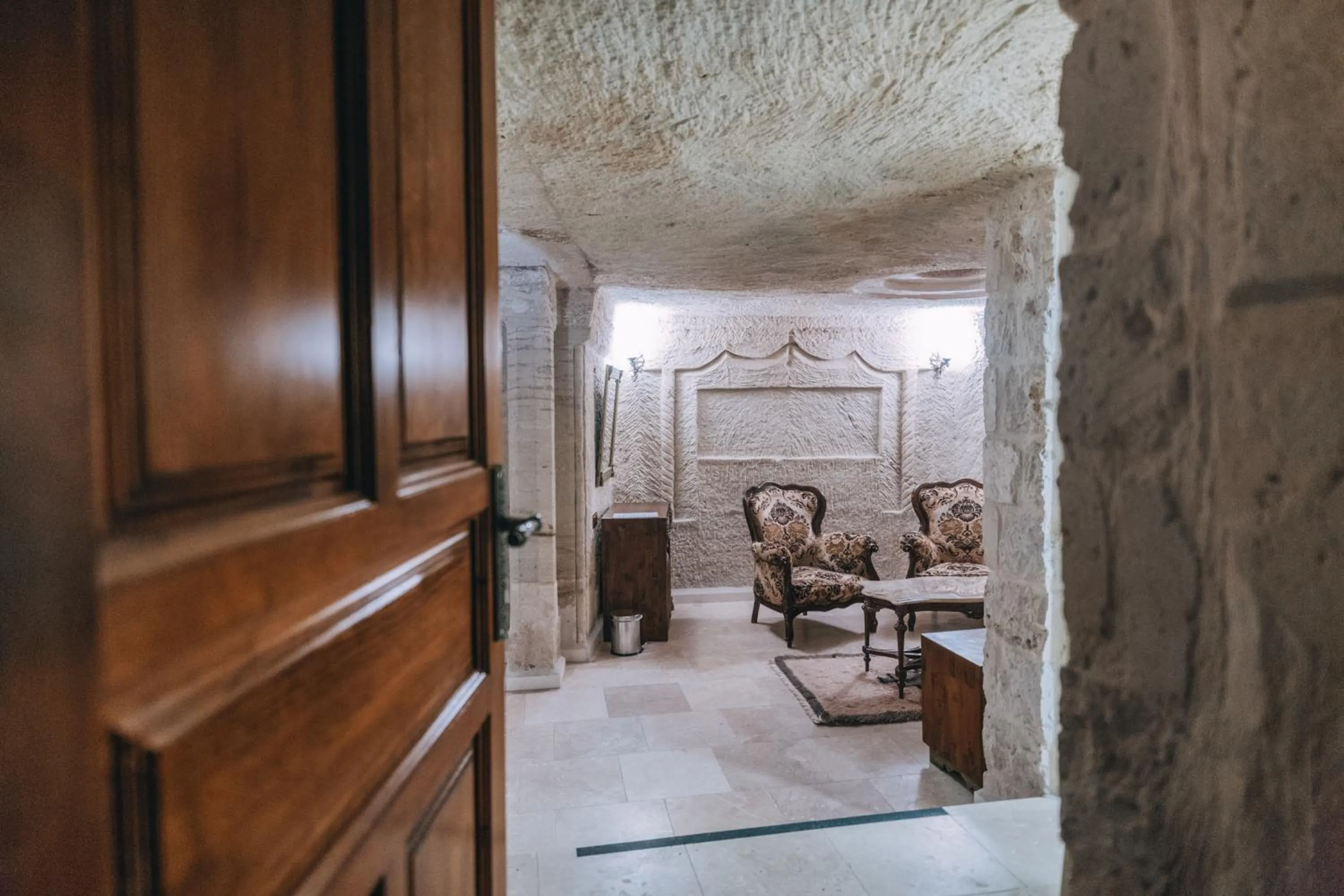 Living room in Sora Cave Hotel