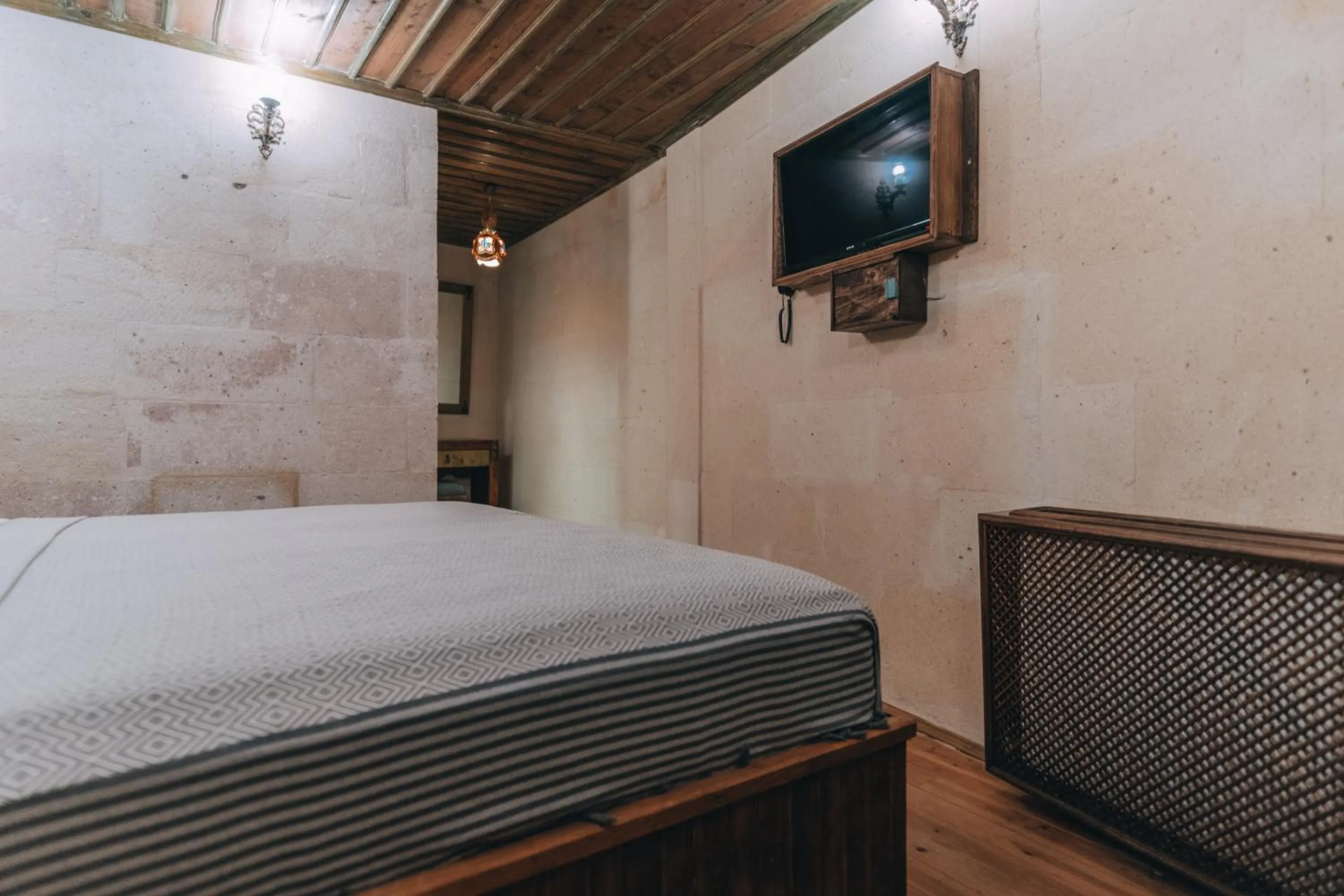 Bed in Sora Cave Hotel