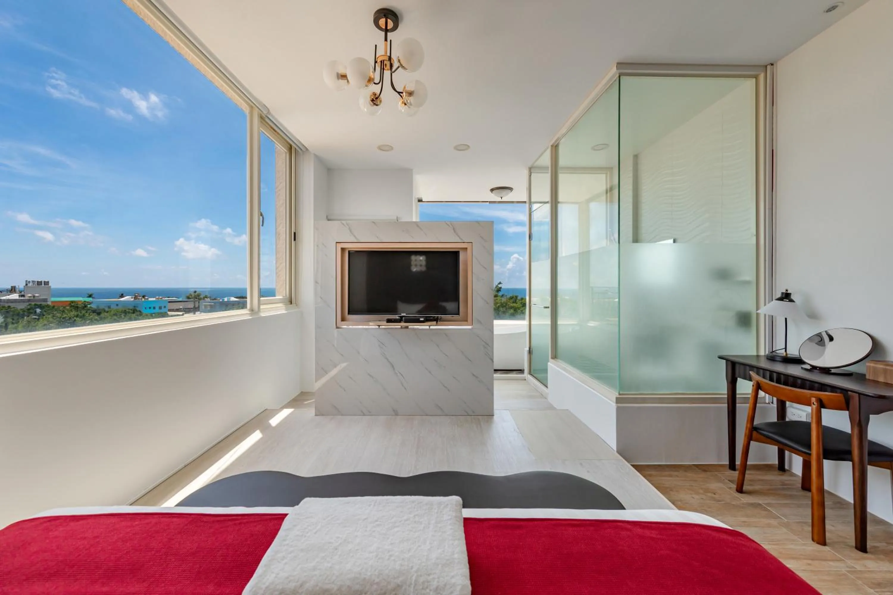 Bed in Sunset Mu Style Inn