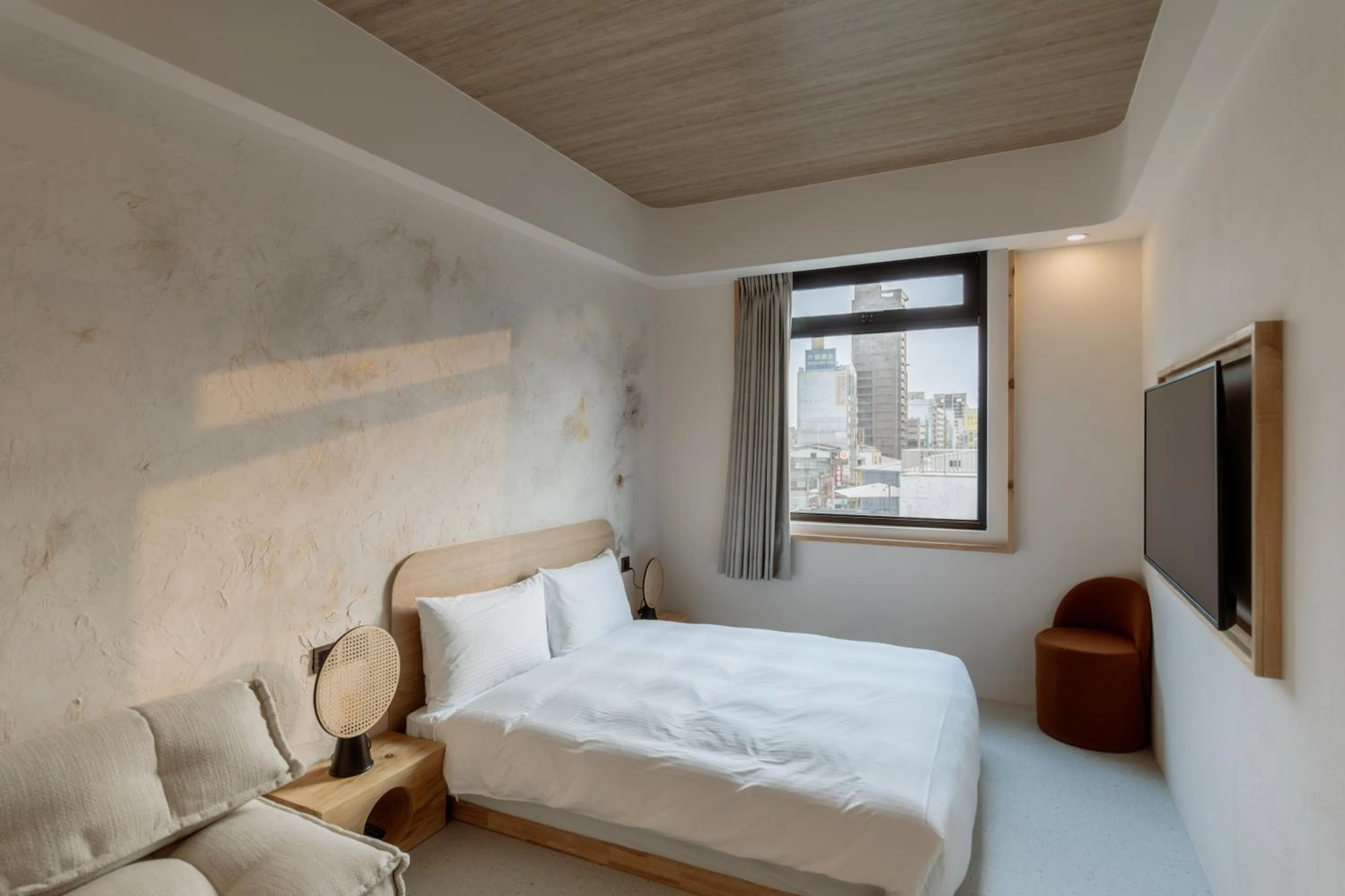 Bed in Just Inn Kaohsiung