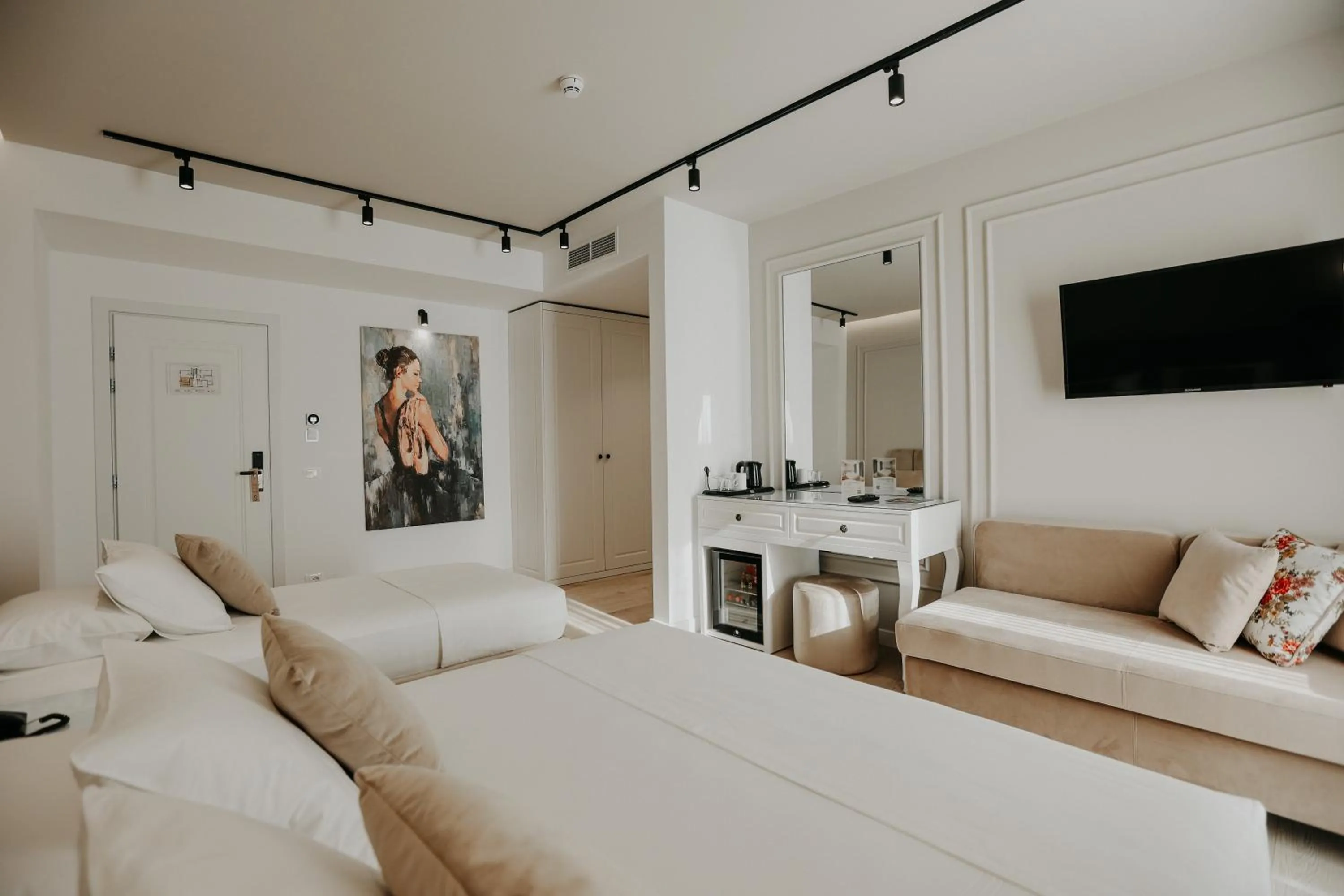 Bed in Seaside Hotel