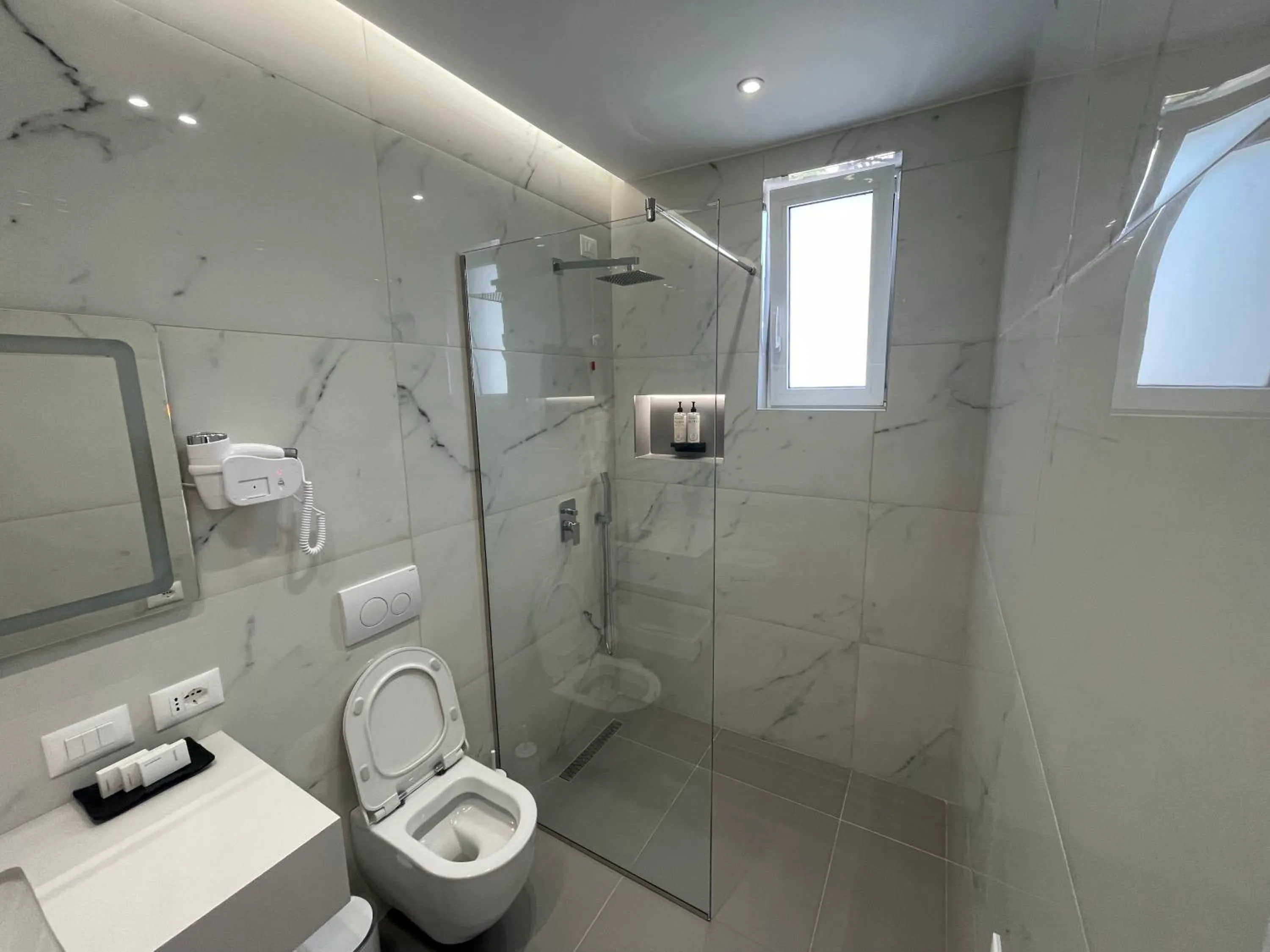 Shower in Seaside Hotel