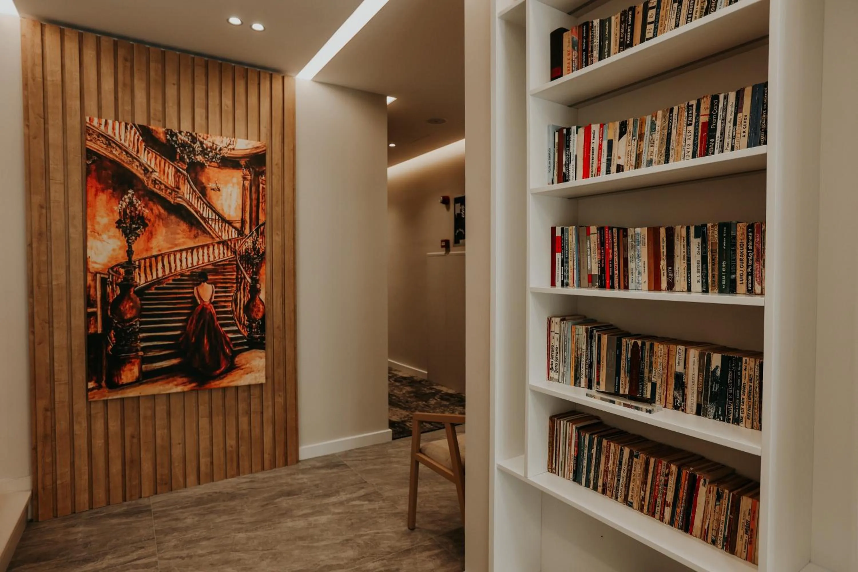 Library in Seaside Hotel