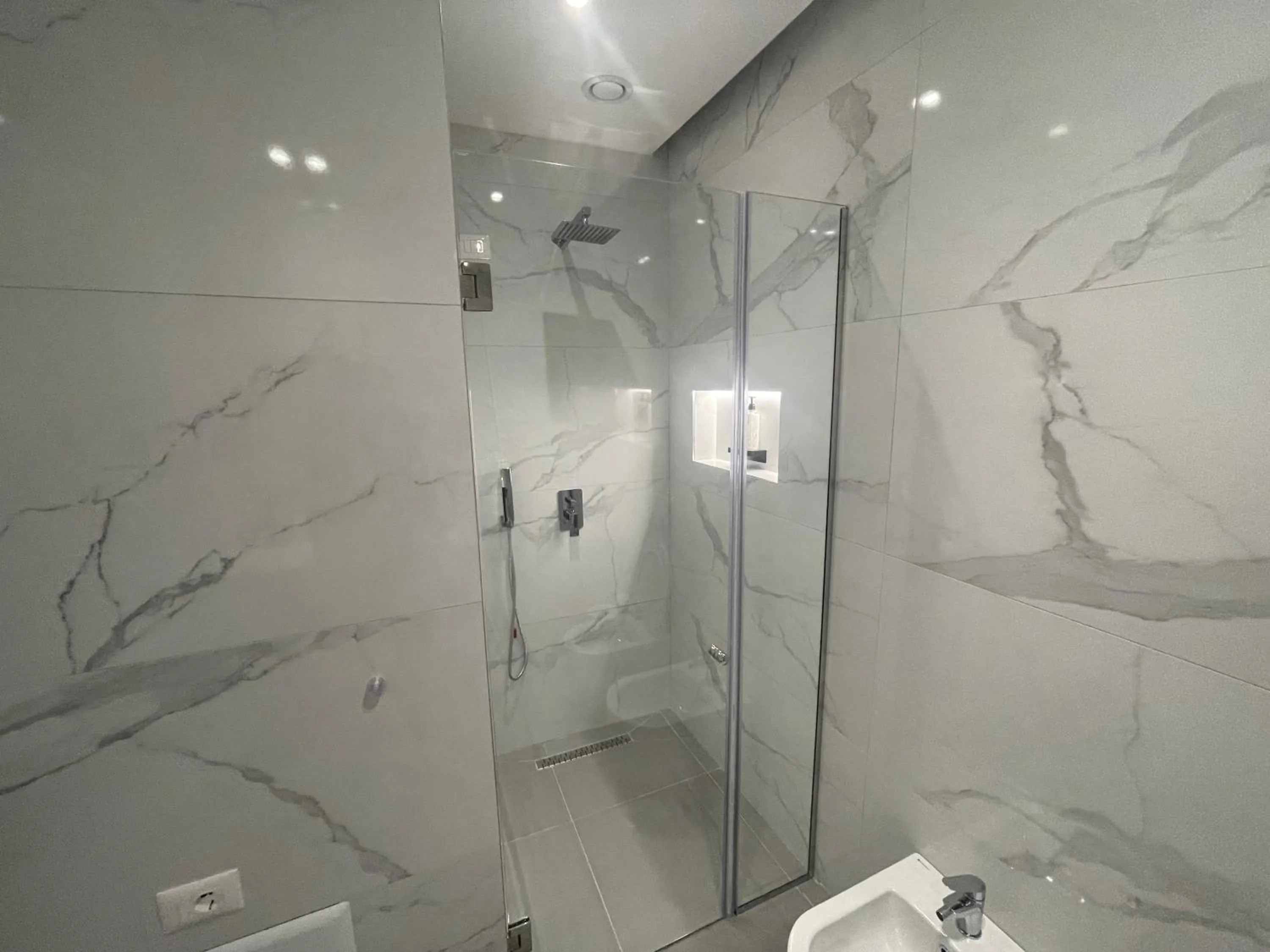 Shower in Seaside Hotel