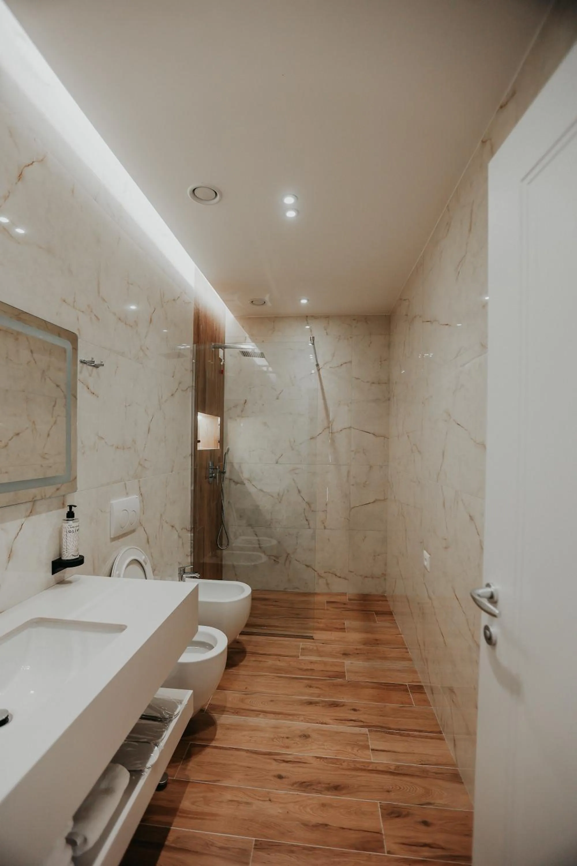 Shower in Seaside Hotel