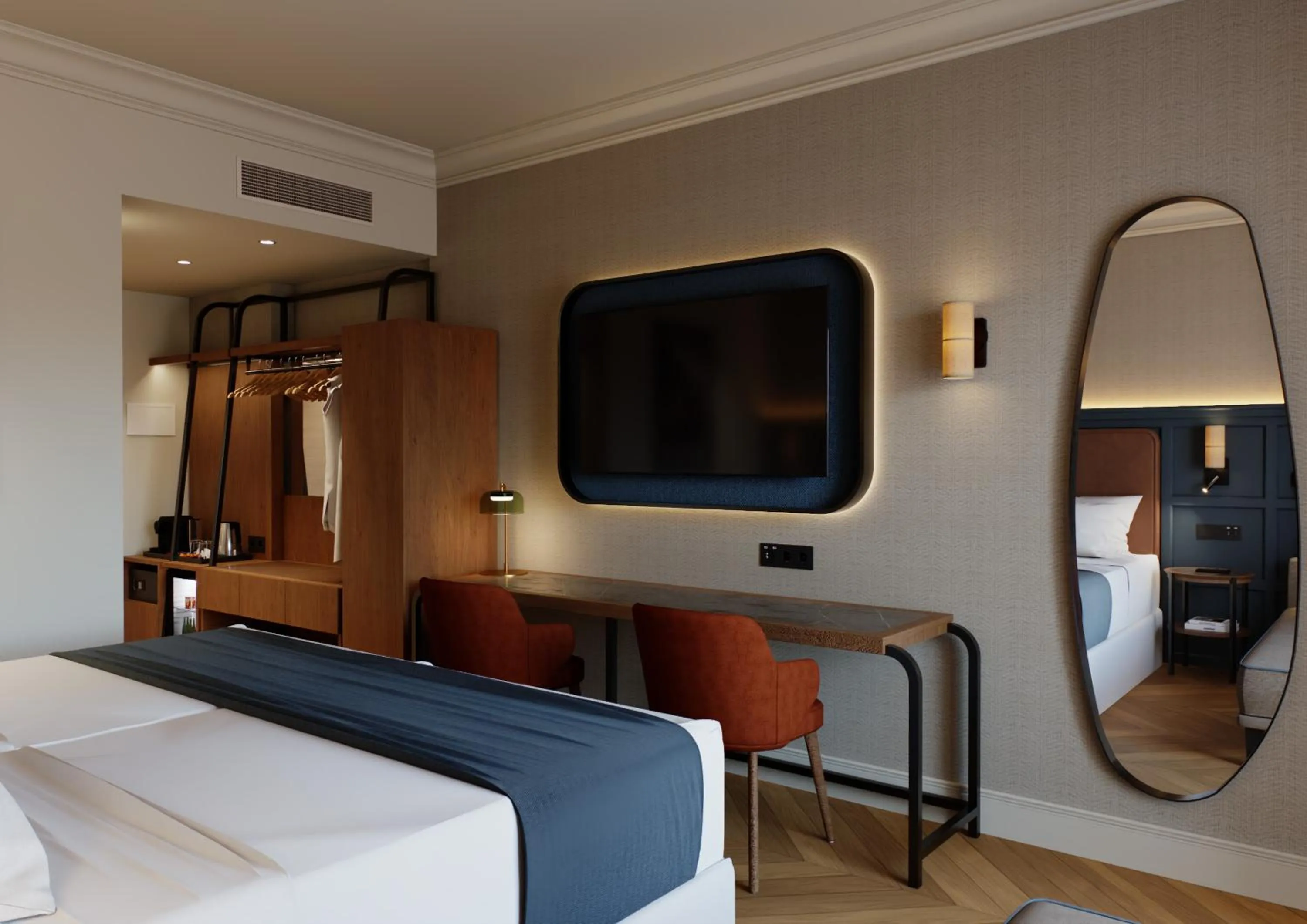 Photo of the whole room, Bed in Hotel Midas Roma - A member of Barcelo Hotel Group