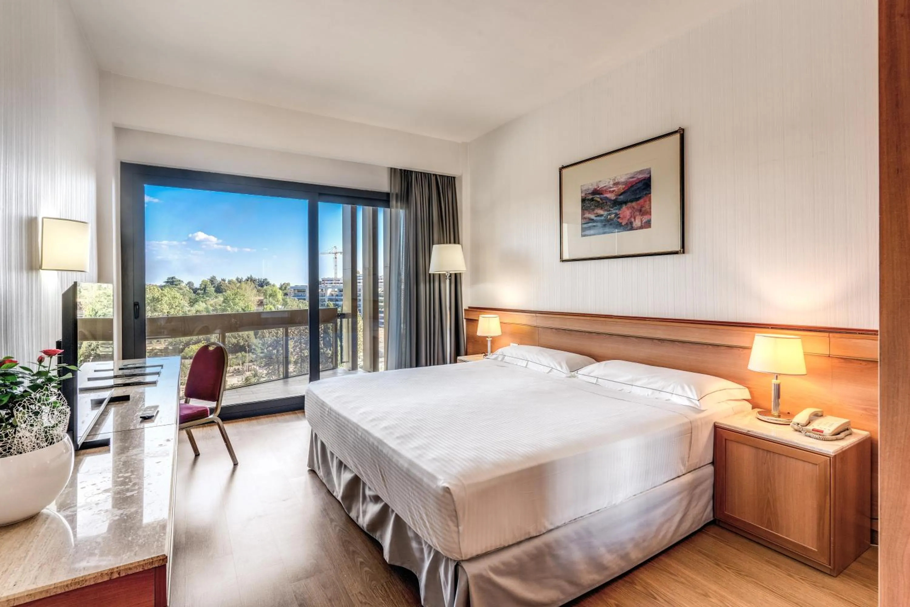 Bed in Hotel Midas Roma - A member of Barcelo Hotel Group