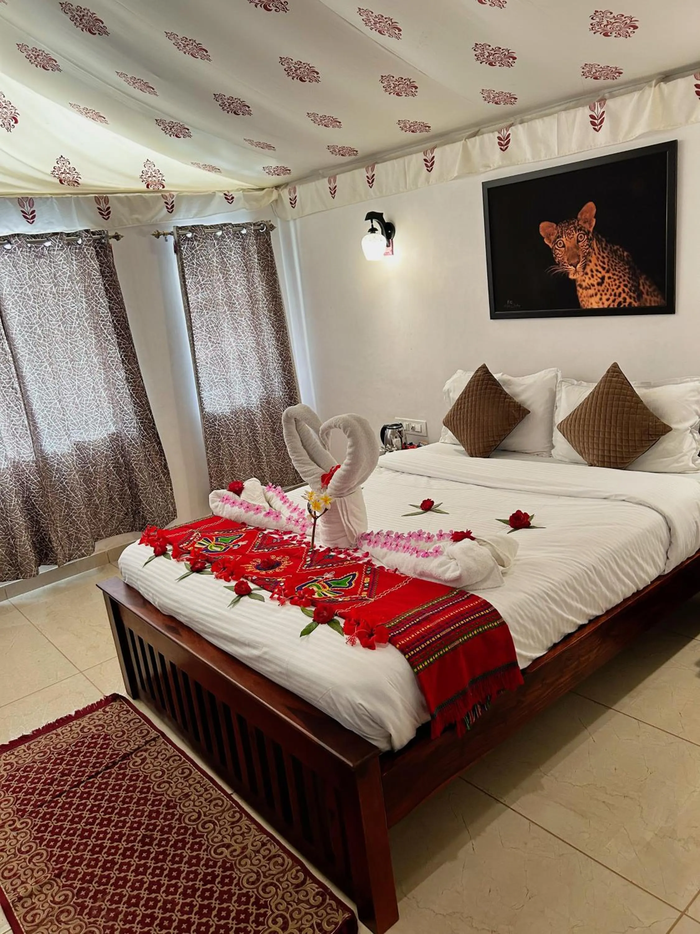 Bed in Jawai Empire Resort by Premier Hotels