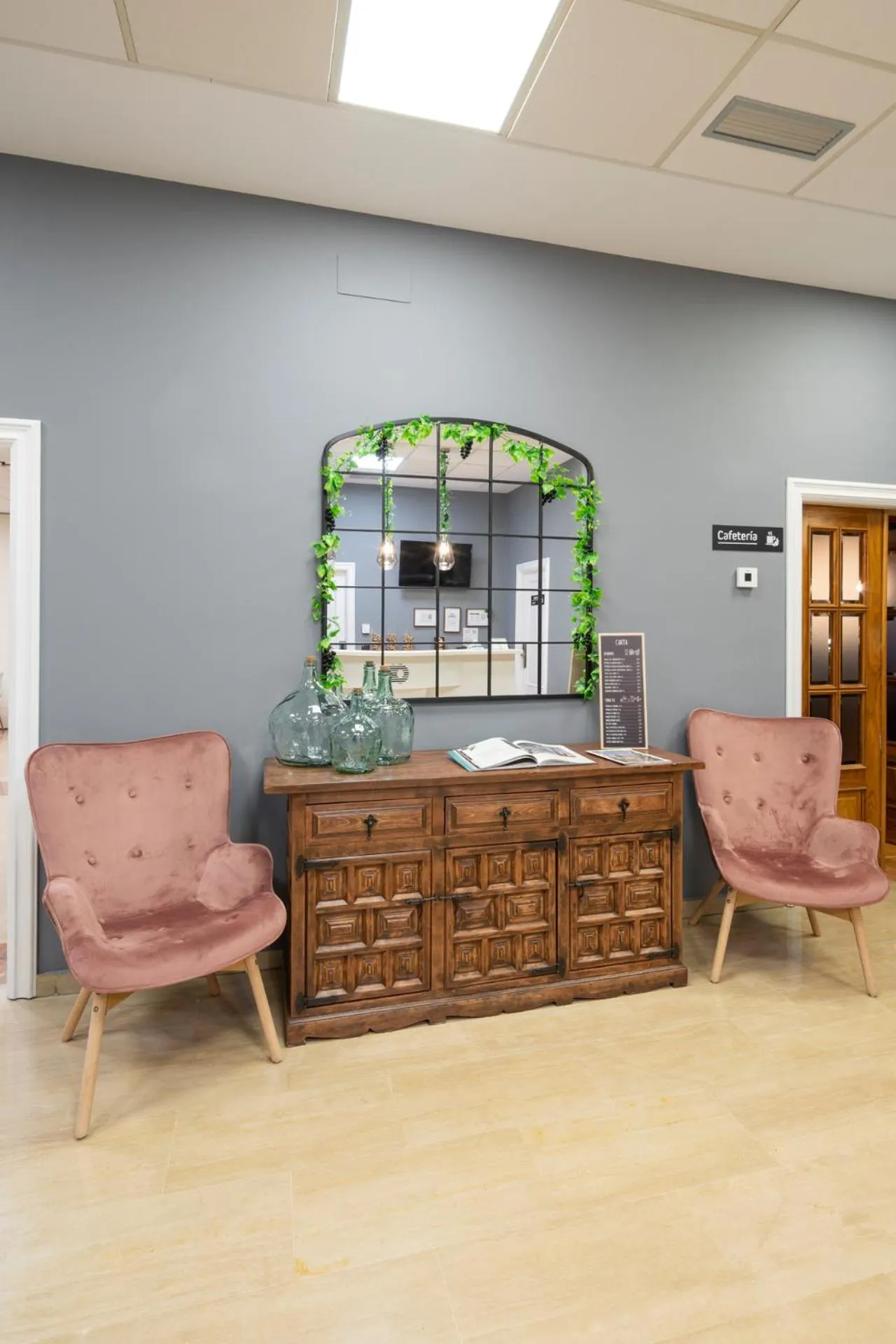 Lobby or reception in Hotel Alda Malvasía